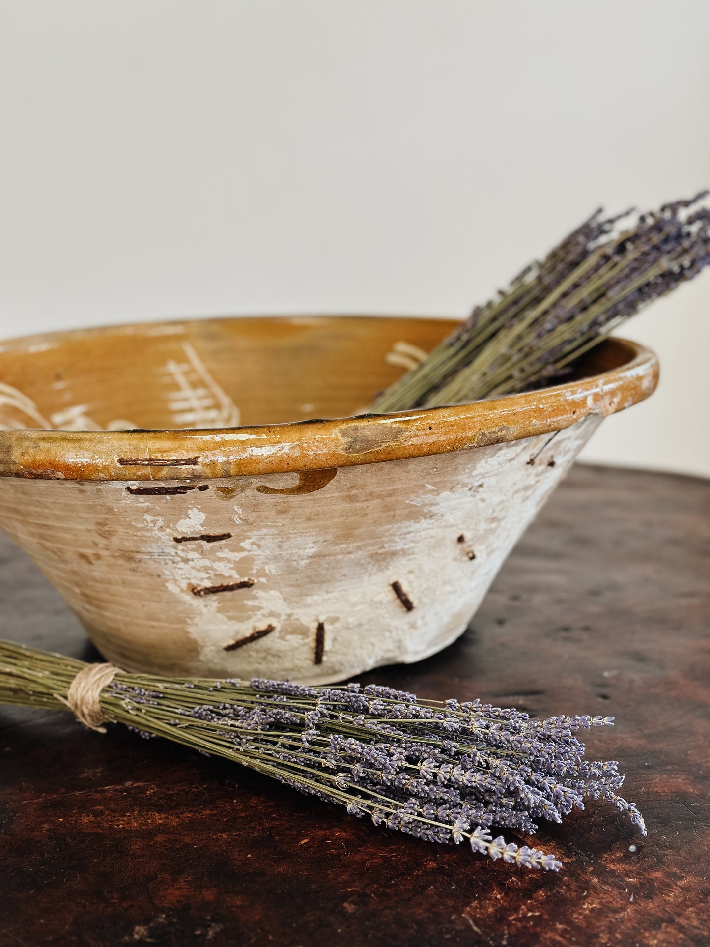 Antique Spanish Terracotta Olive Bowl