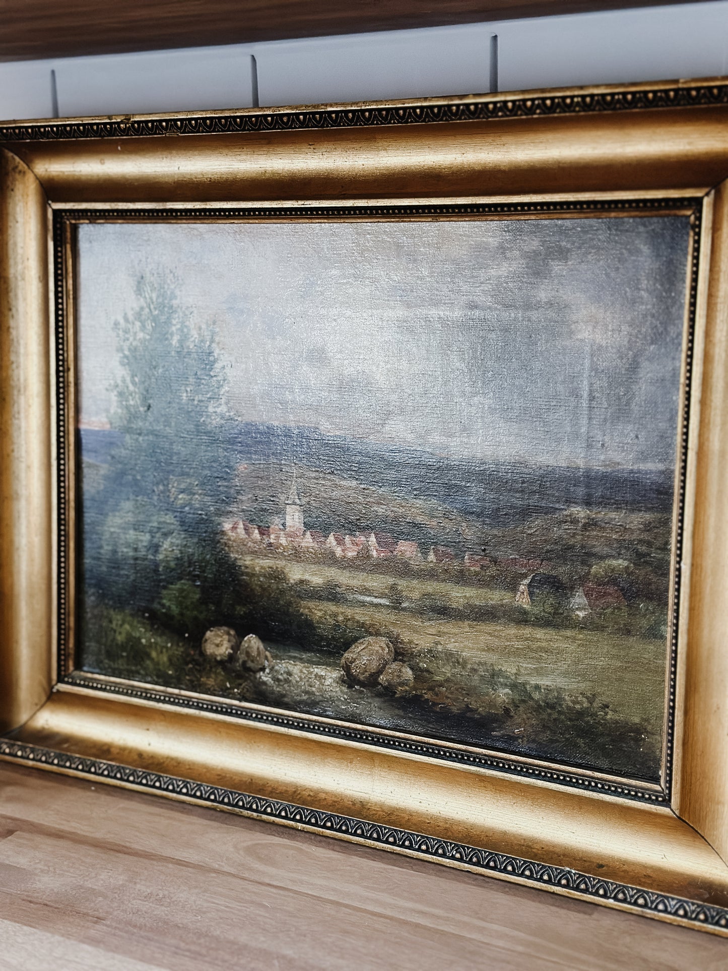 Original Antique European Oil Painting