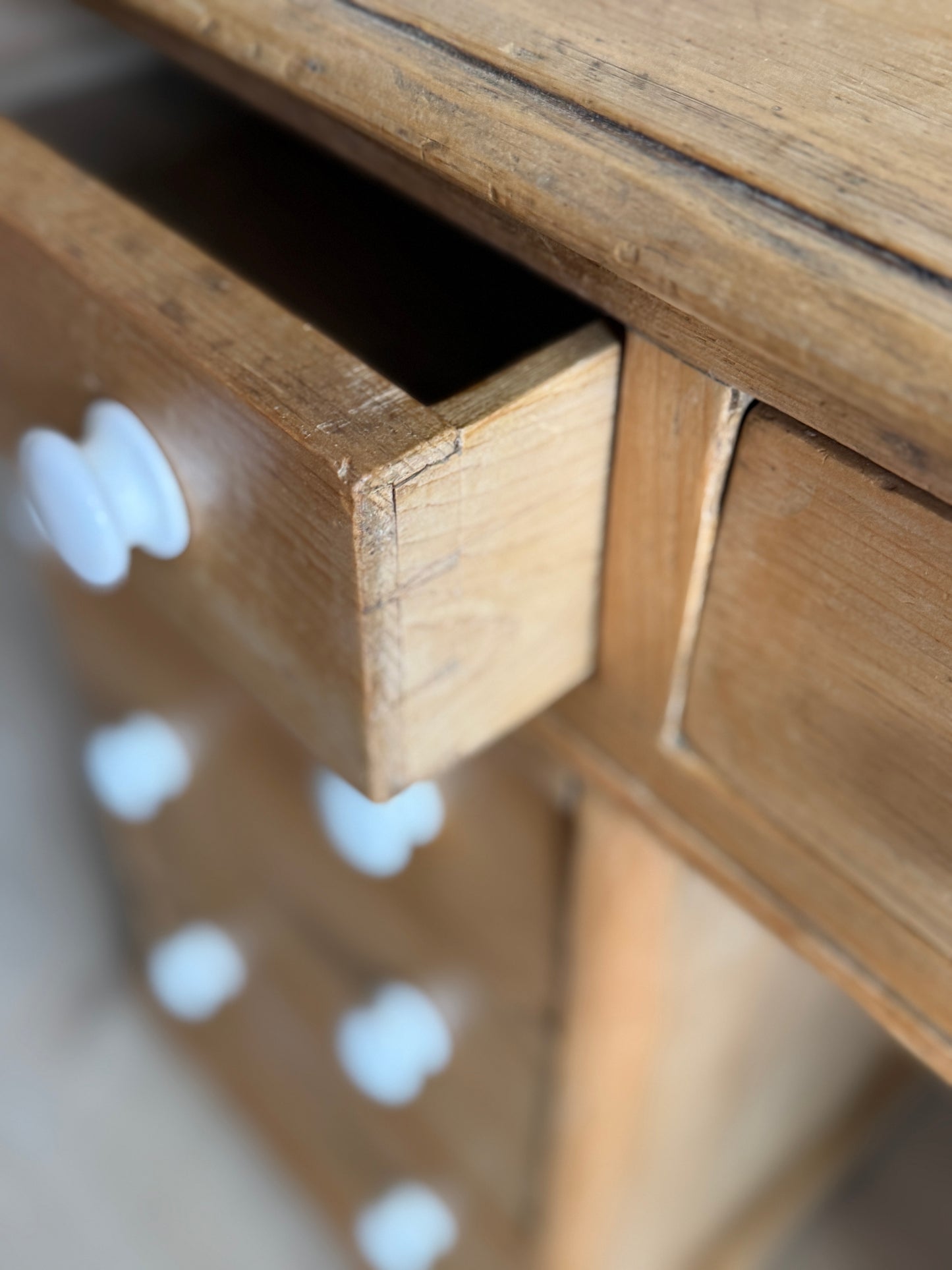 Antique English Pine Desk