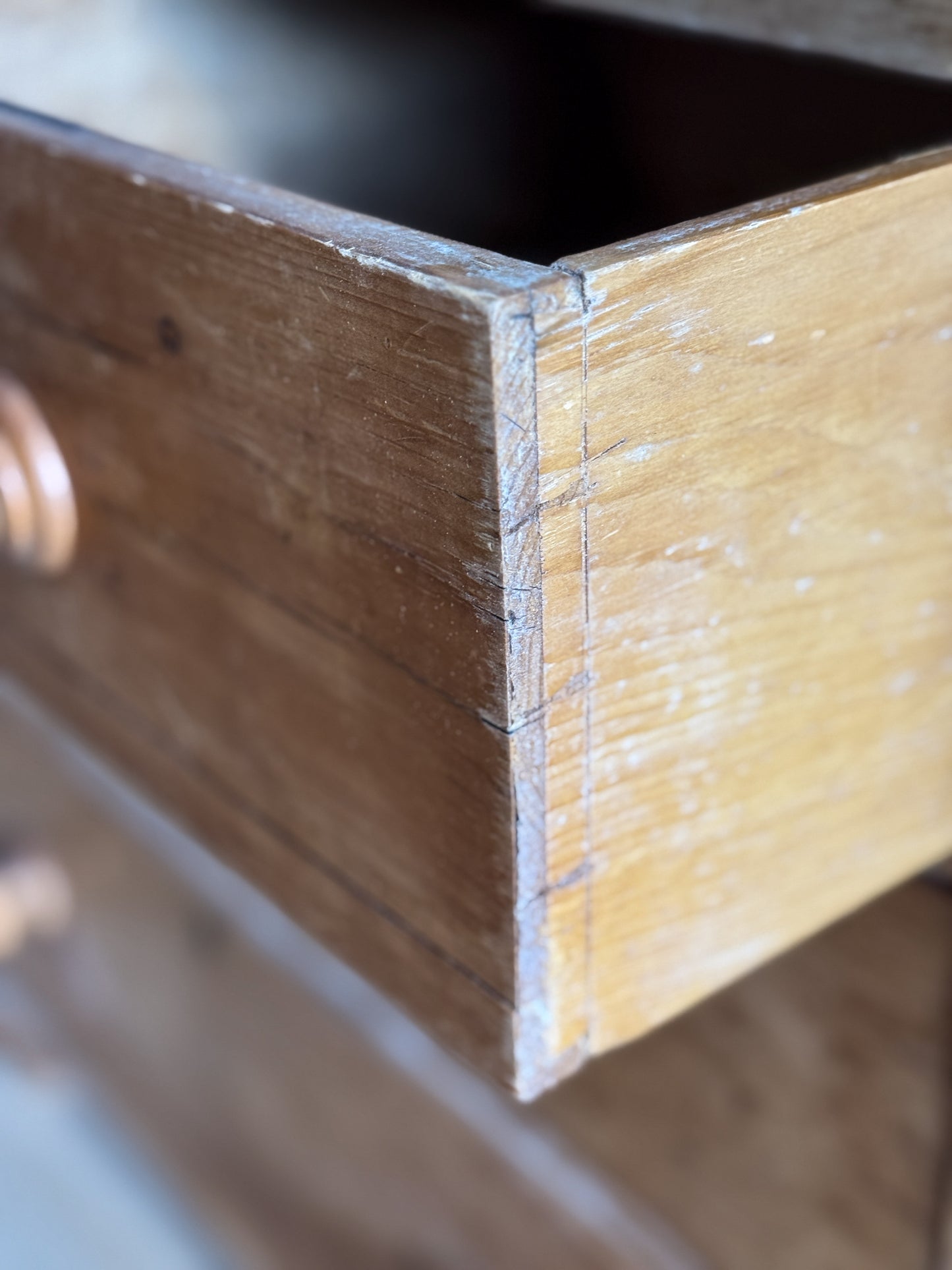 Antique English Pine Dresser/Chest of Drawers
