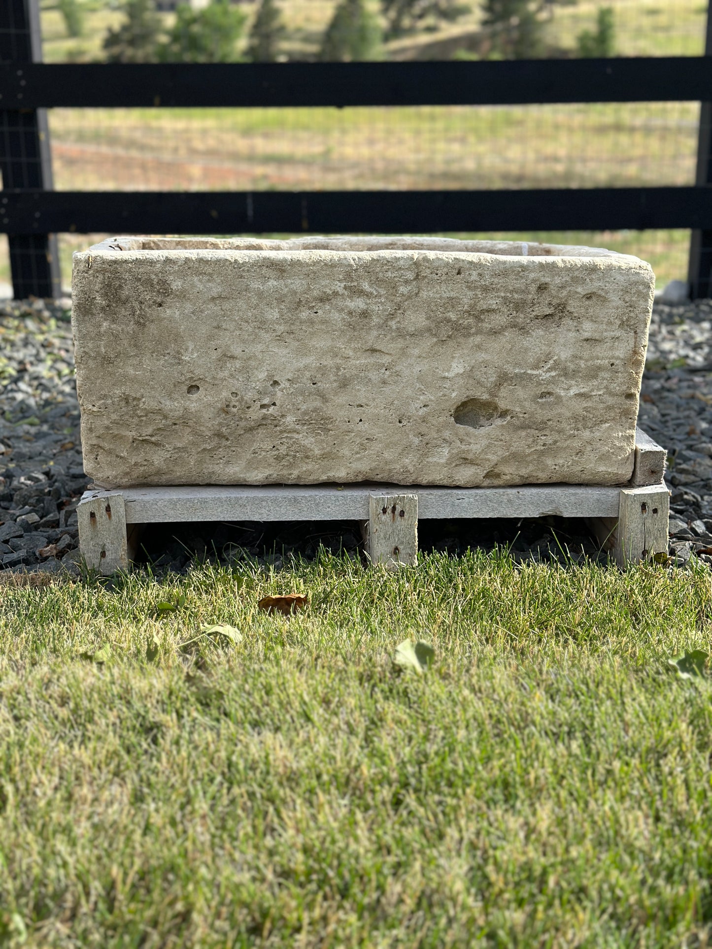 Large Antique Limestone Troughs/Planters