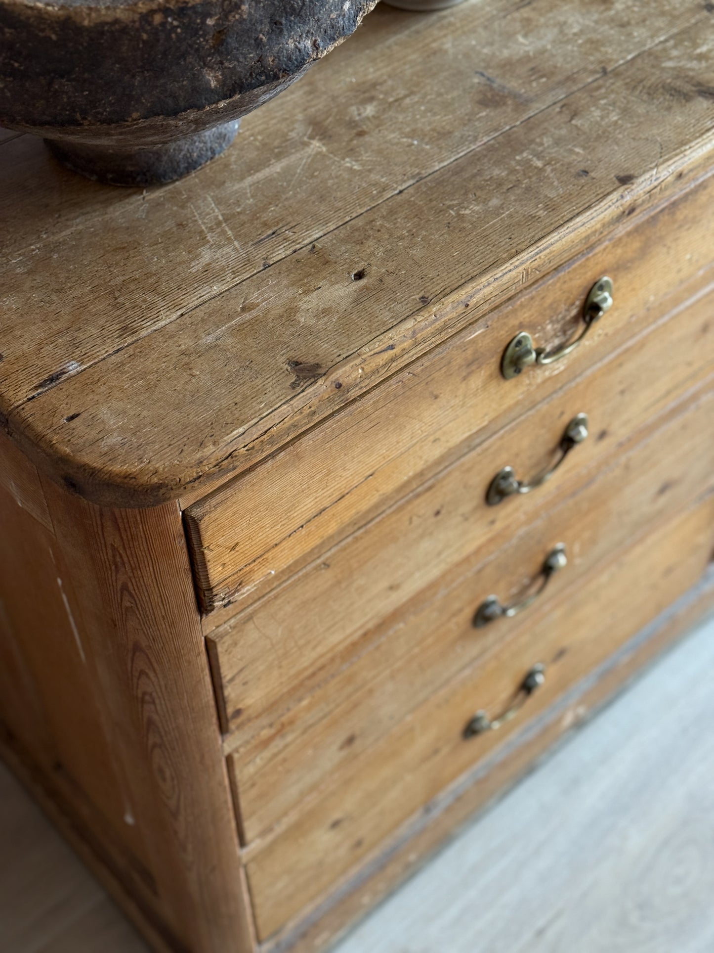 Large Antique English Stepback Hutch
