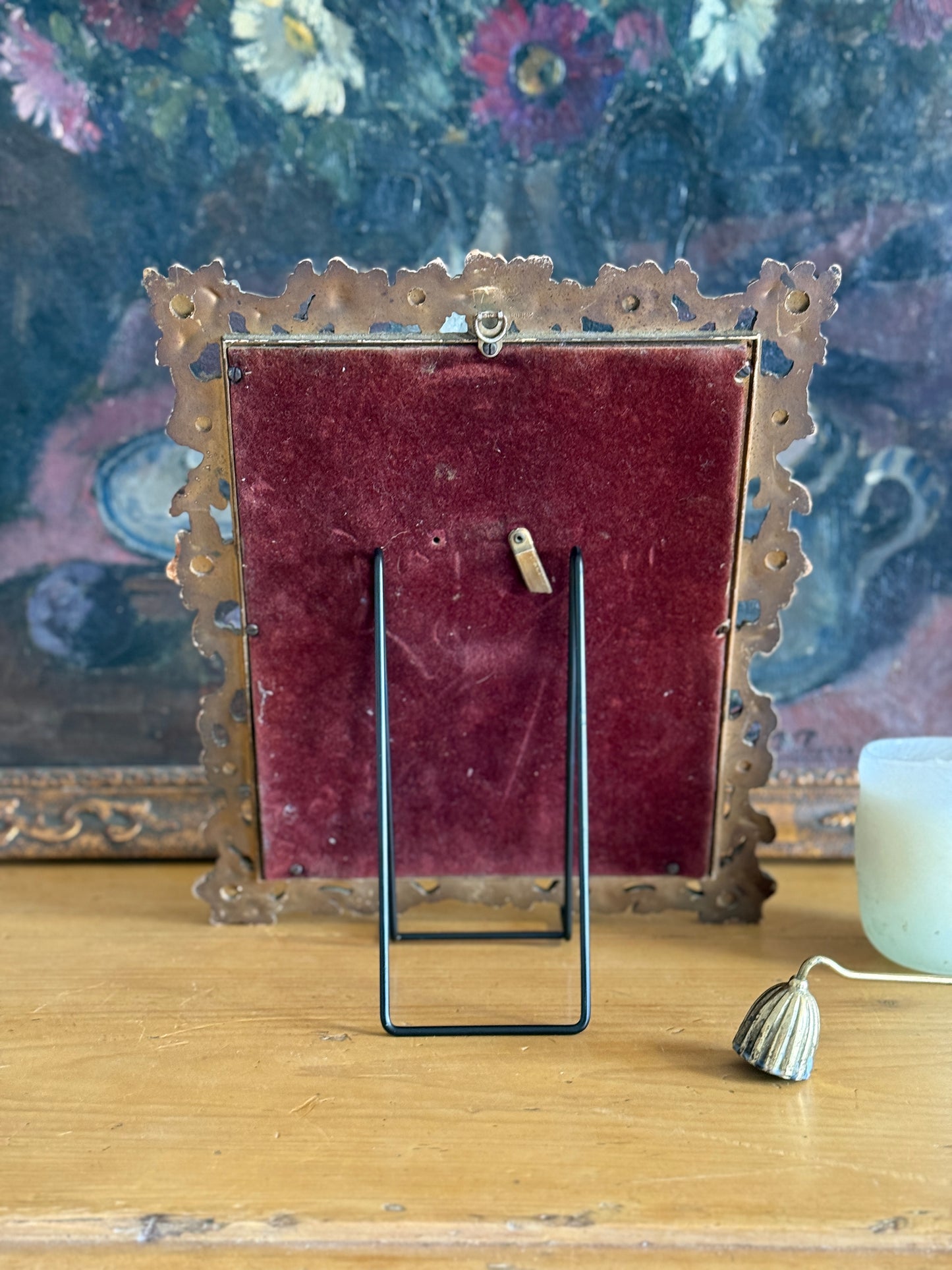 Small Antique French Mirror