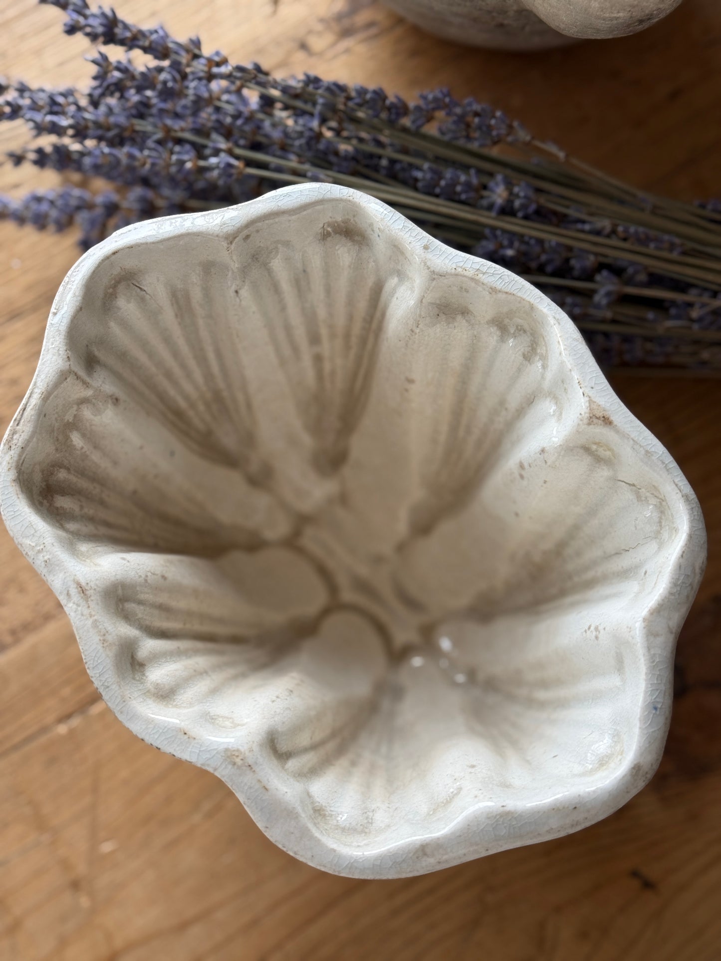 Antique English Ironstone Cake/Jelly Mold