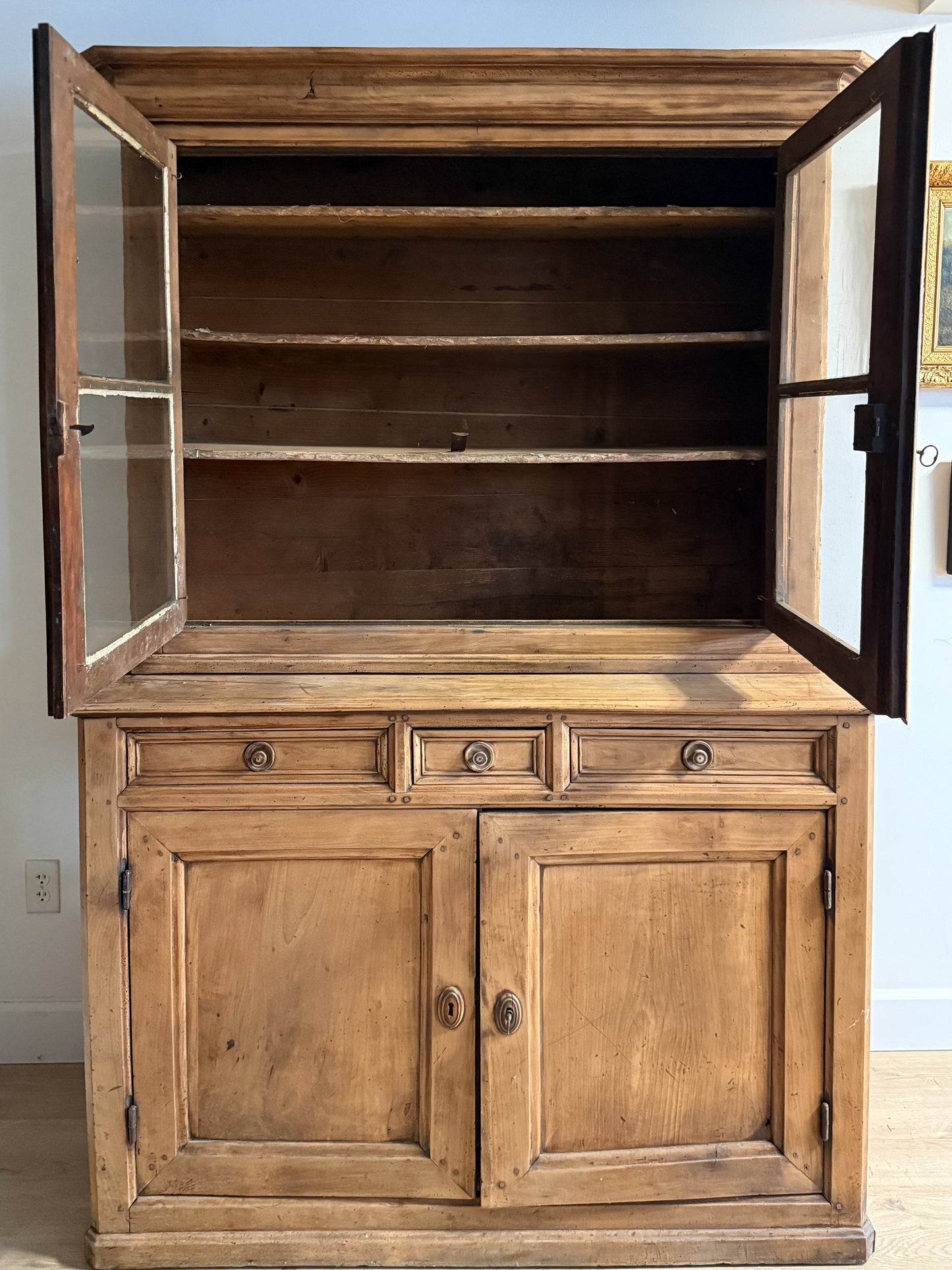 Antique French Walnut Bookshelf