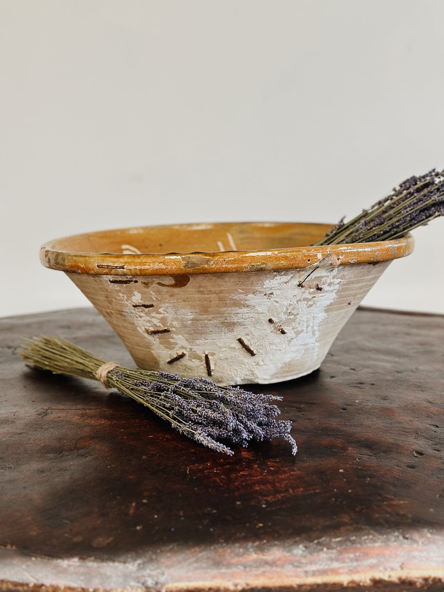 Antique Spanish Terracotta Olive Bowl