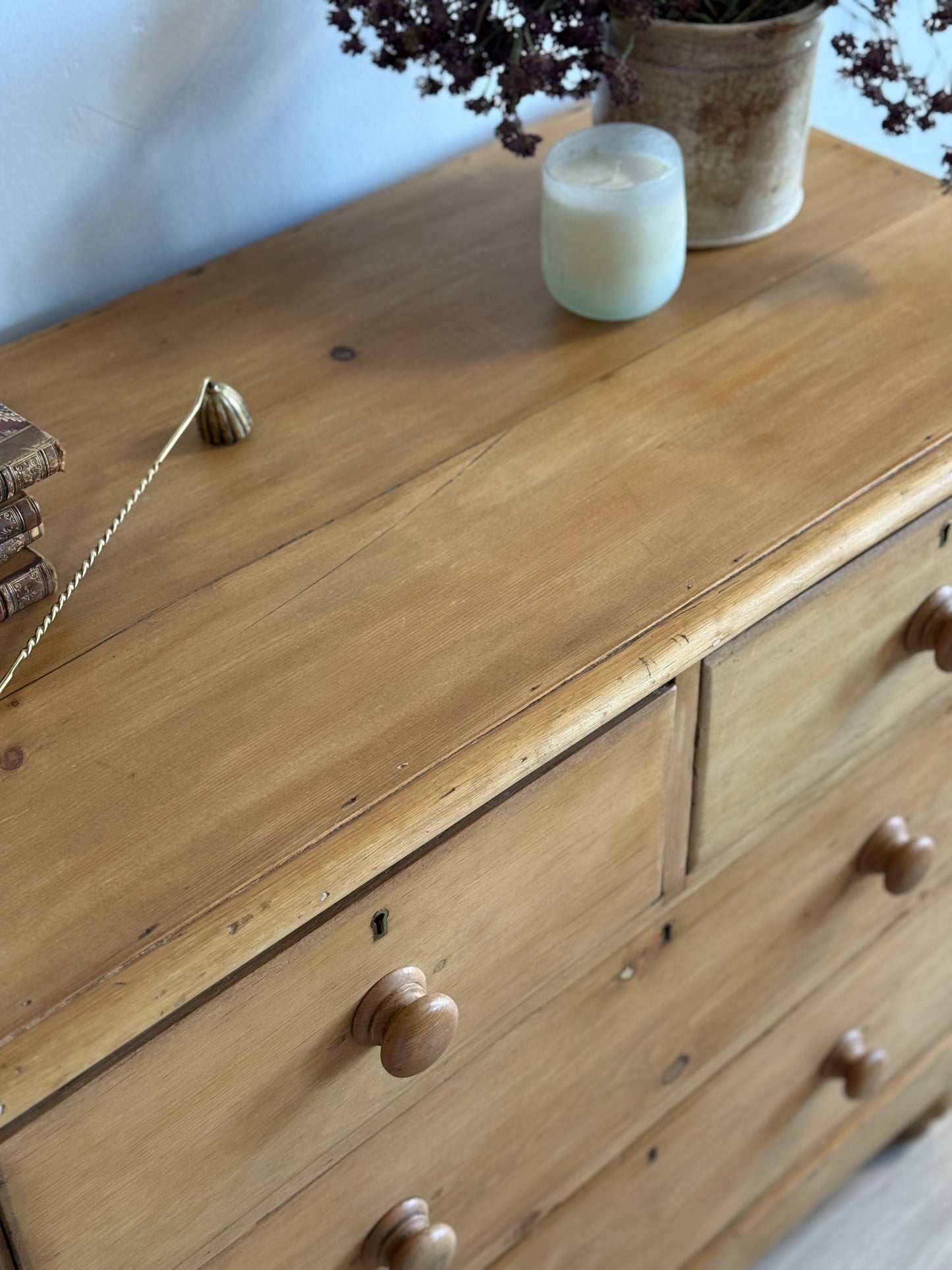 Antique English Pine Dresser