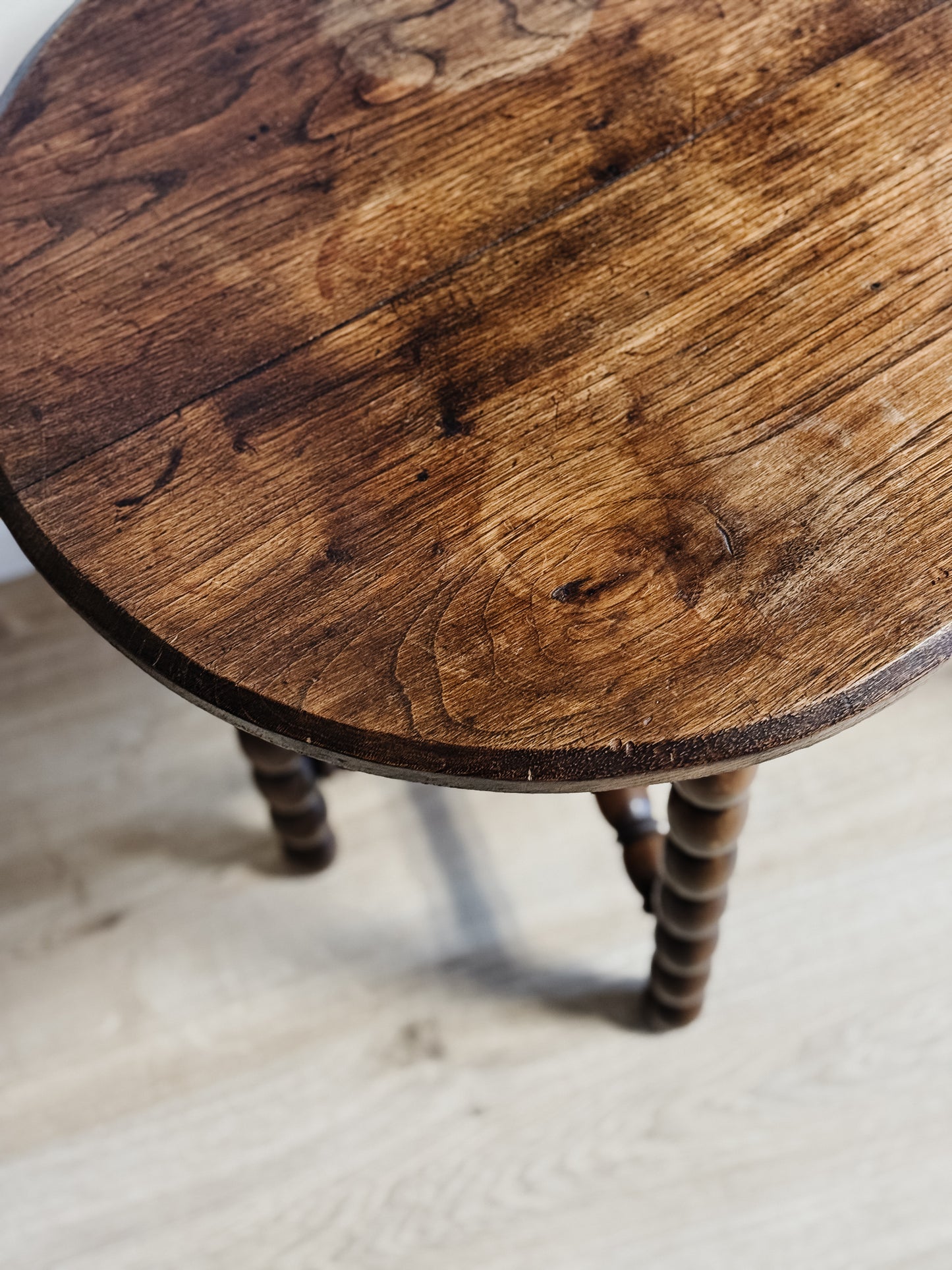 Vintage French Bobbin Side Table