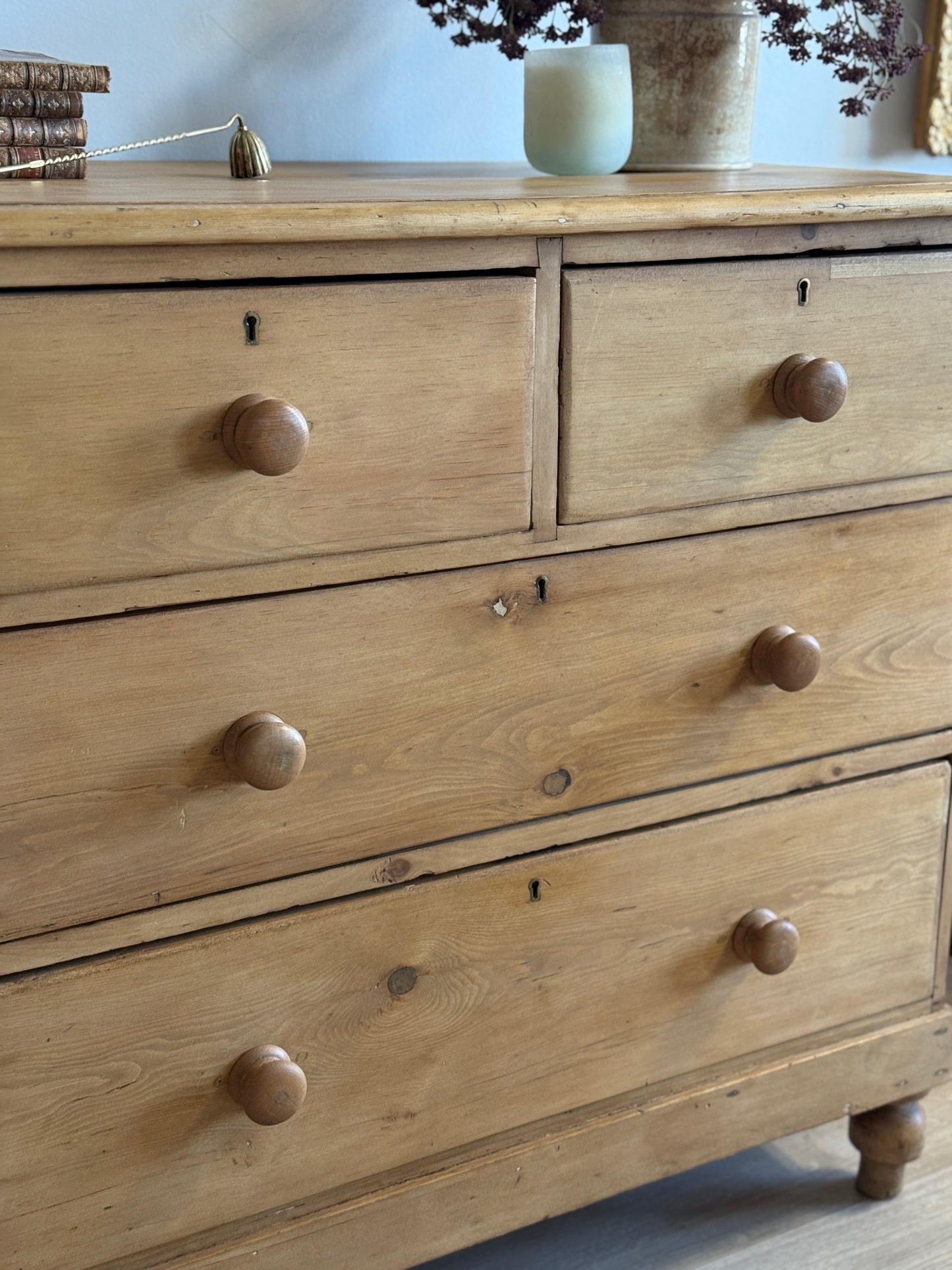 Antique English Pine Dresser