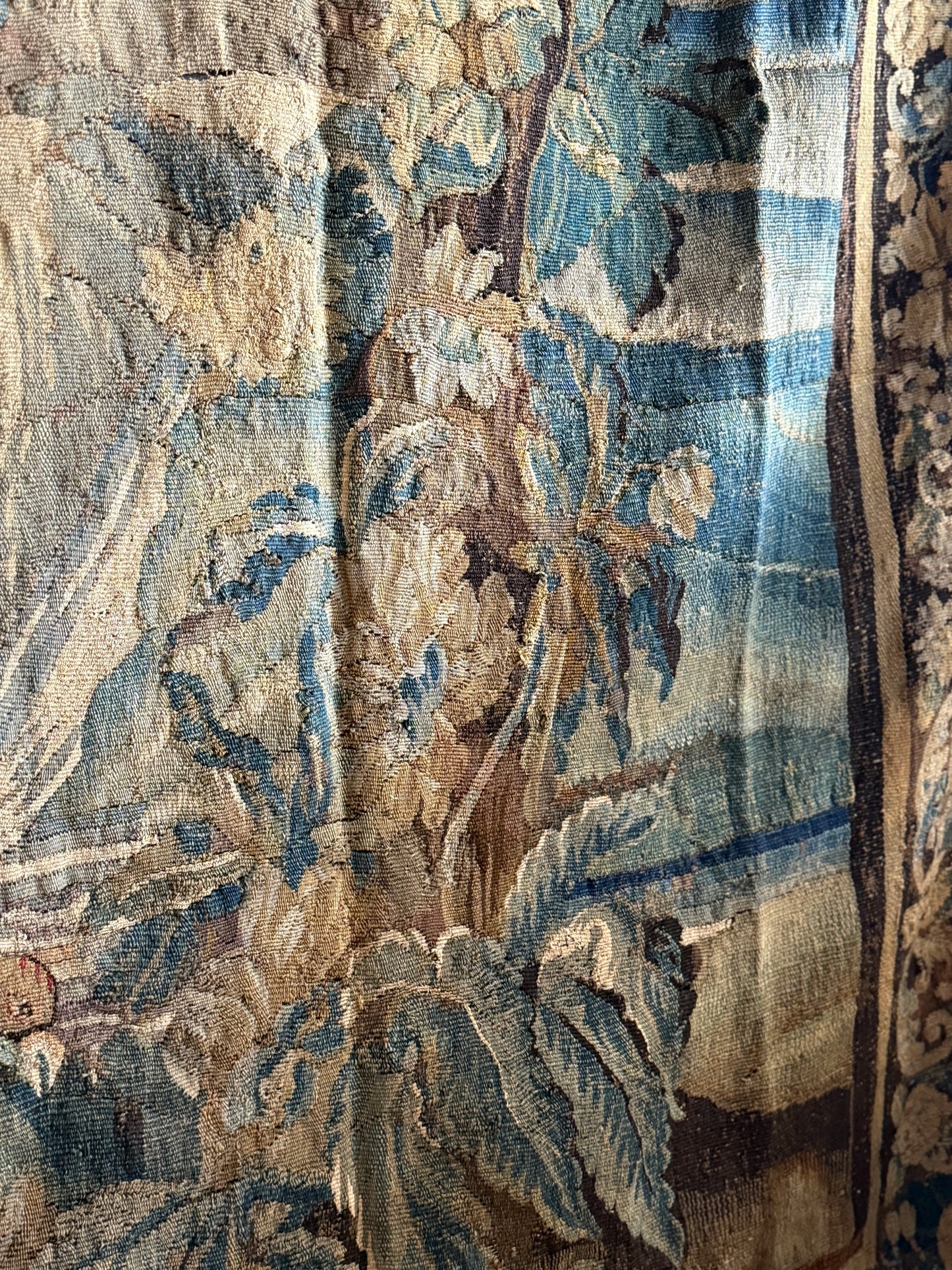 Rare 18th Century French Aubusson Tapestry/Portiere Door Hanging