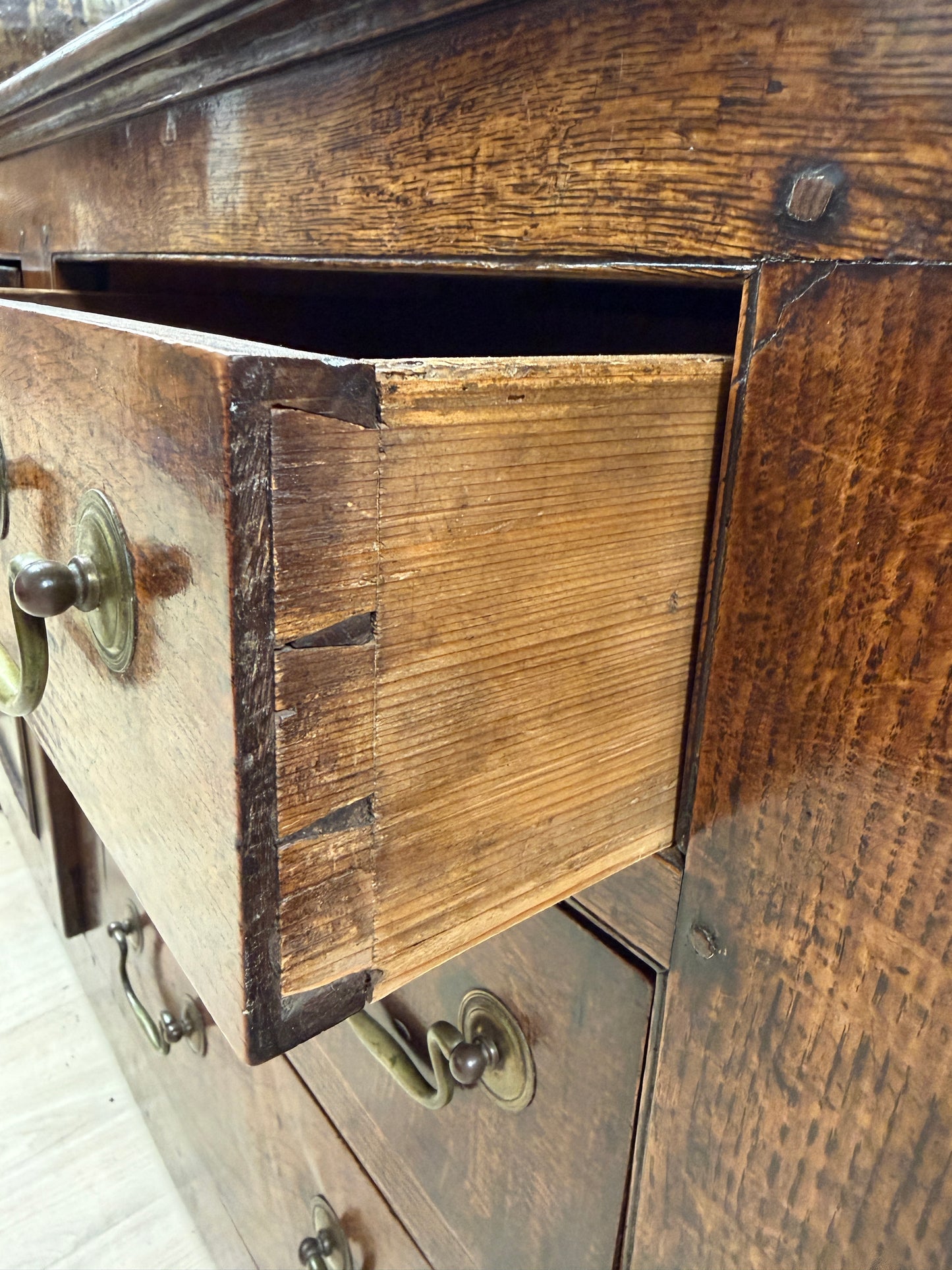 Antique English Oak Sideboard c. 1820
