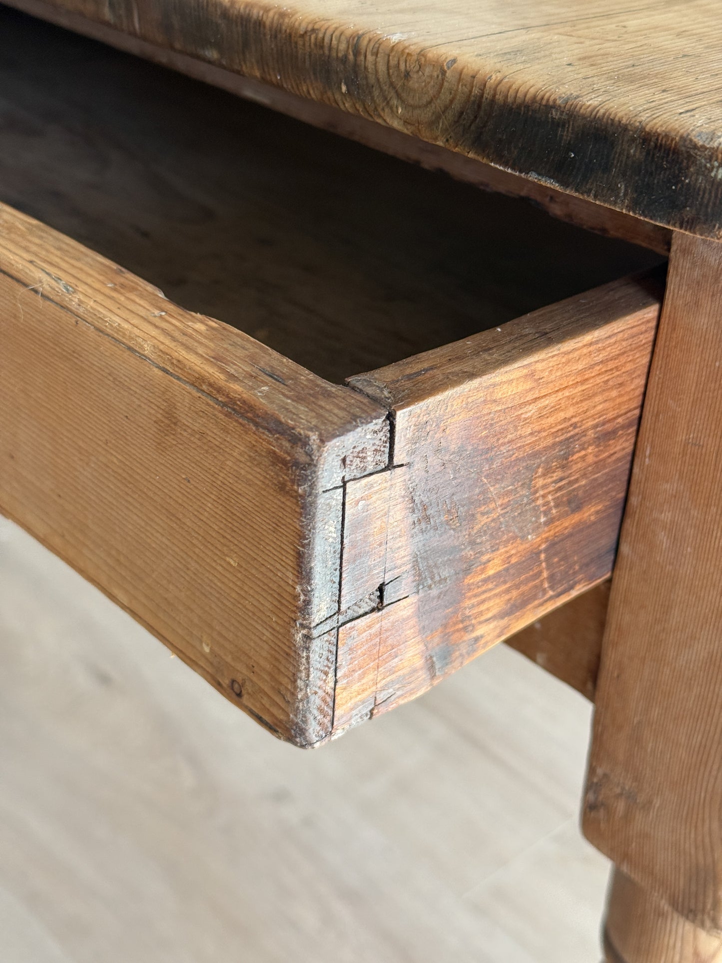 Antique English Pine Table
