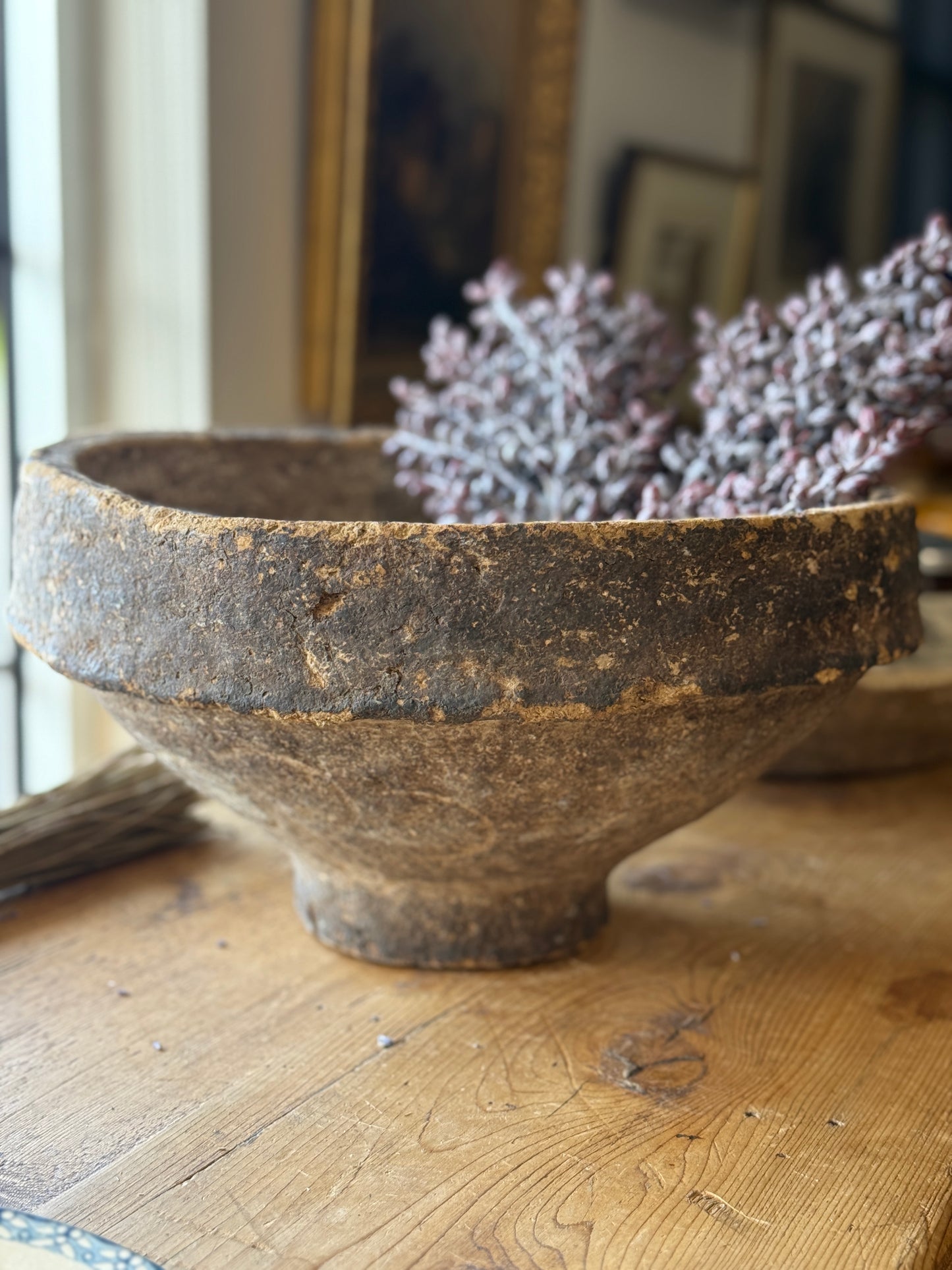 Extra Large Vintage Paper Mache Bowls