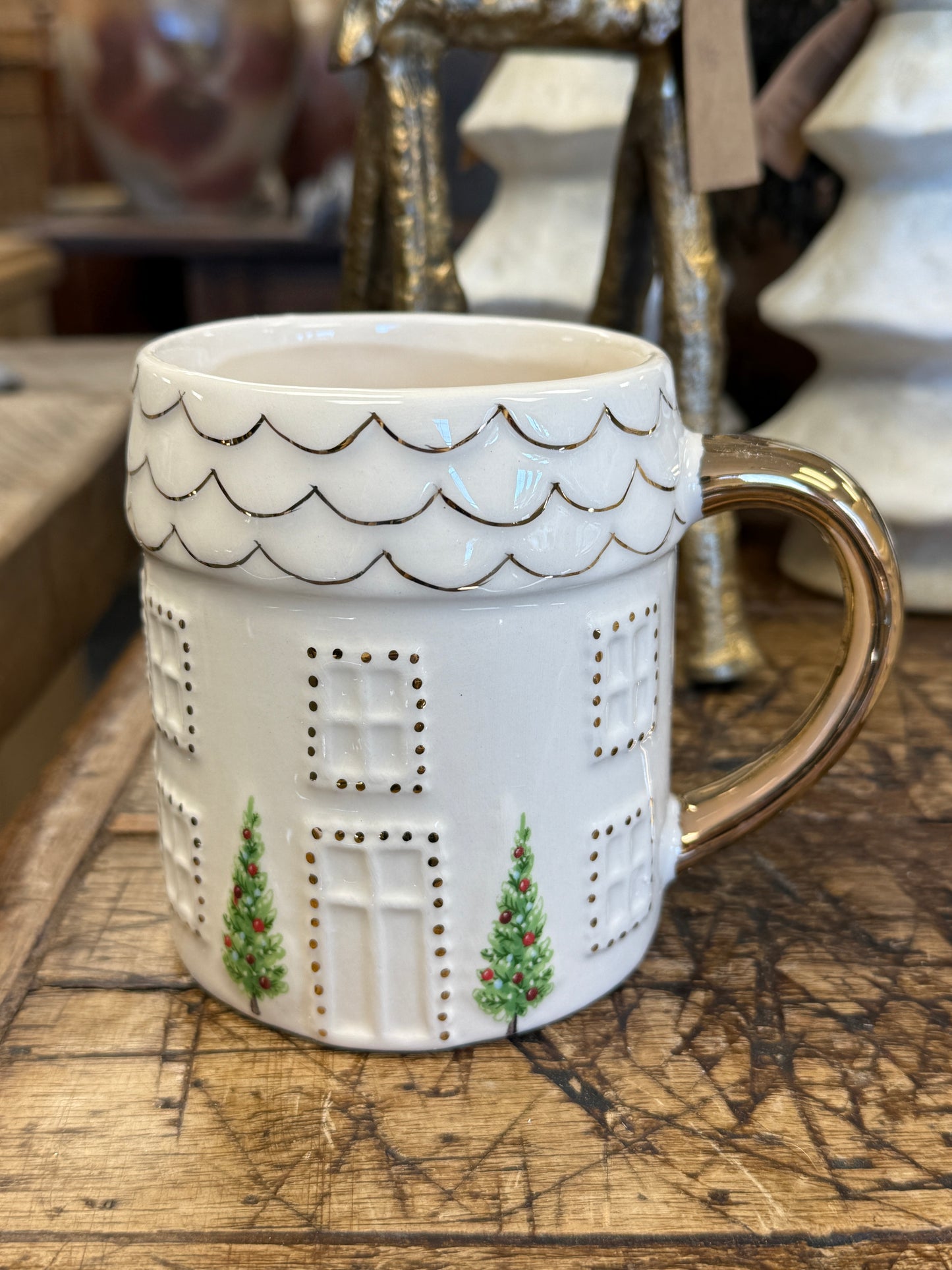 Christmas House Mugs