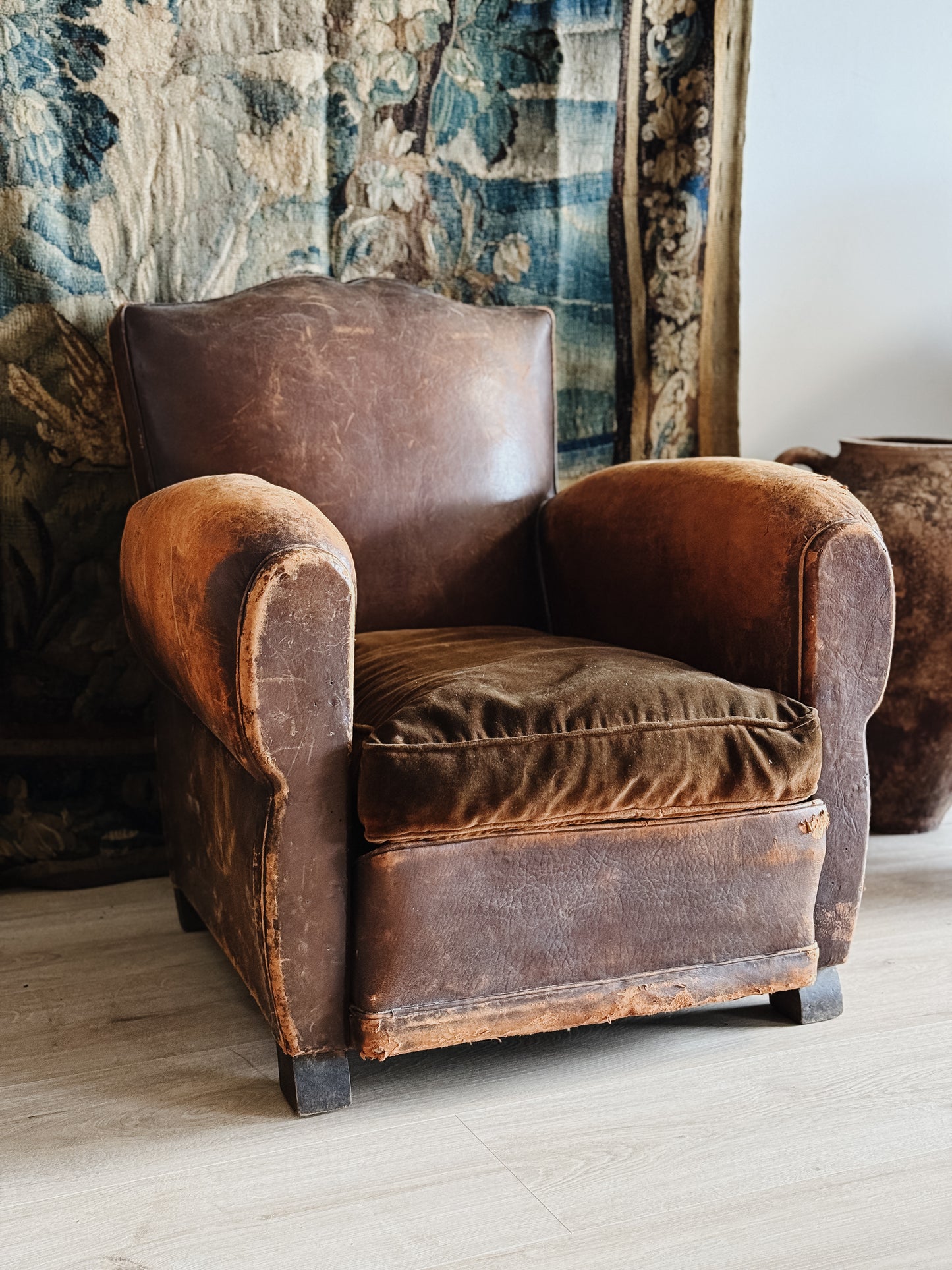 Antique French Moustache Chair