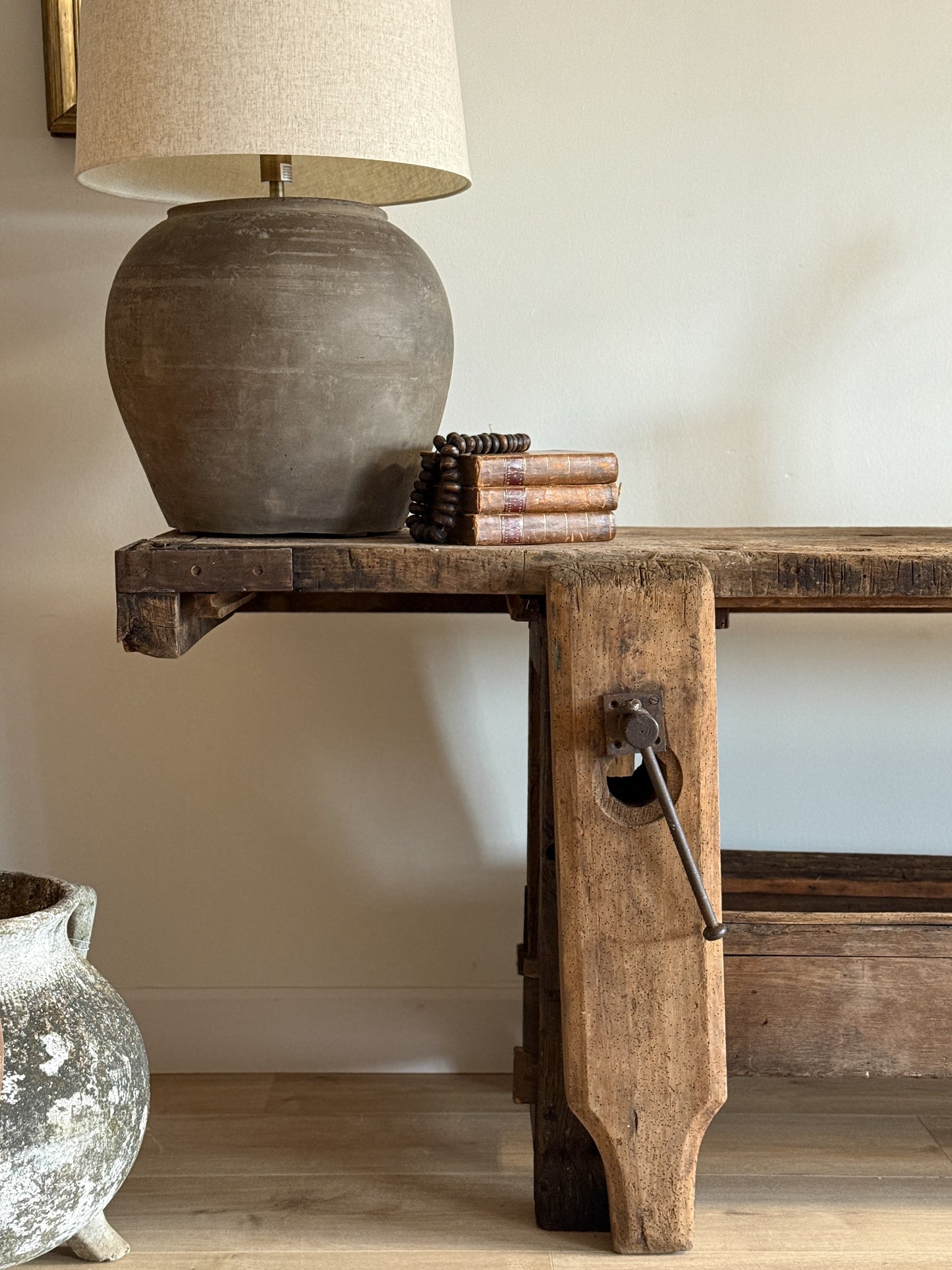 Large Antique French Oak Console/Sideboard