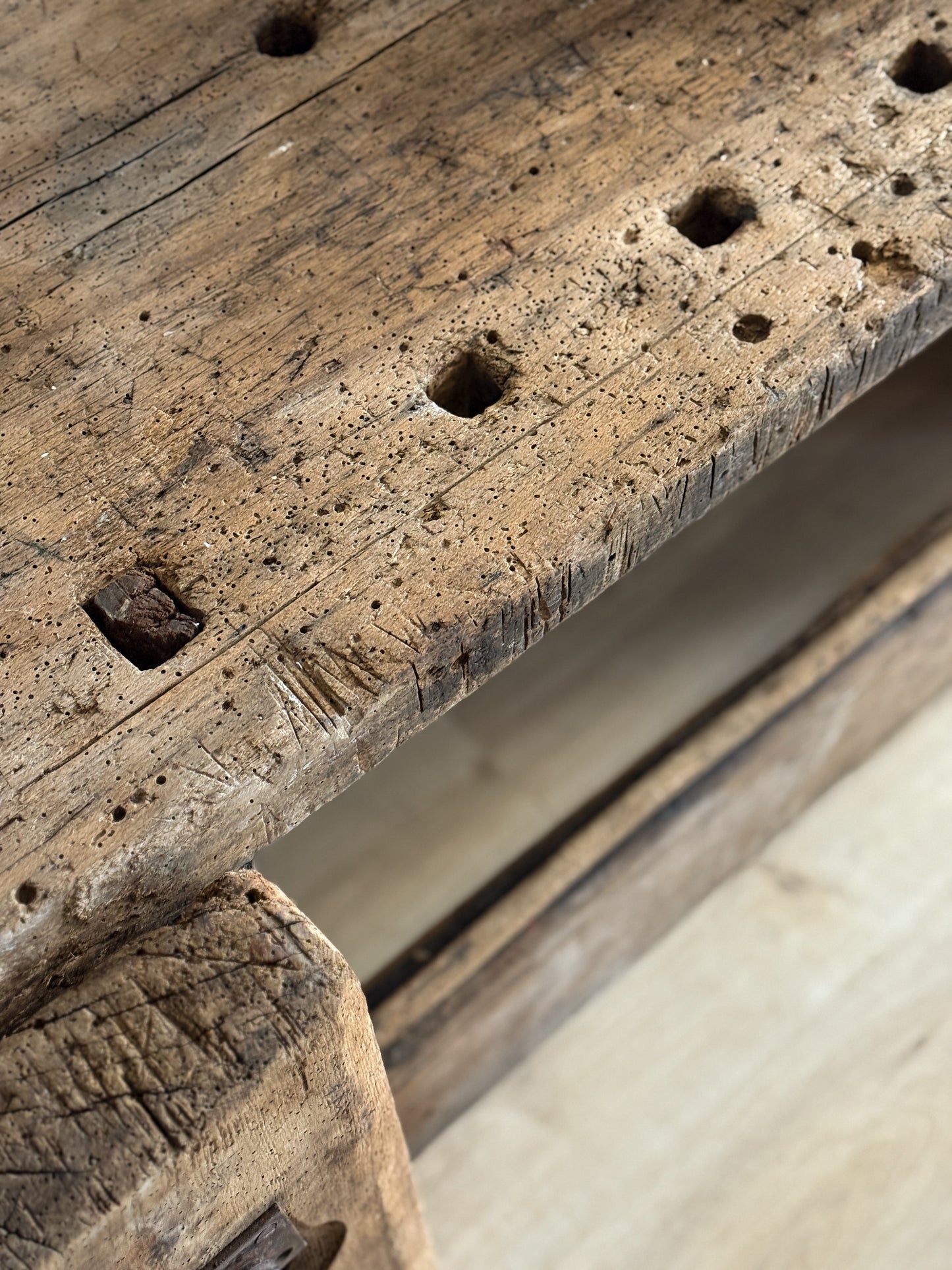 Large Antique French Oak Console/Sideboard