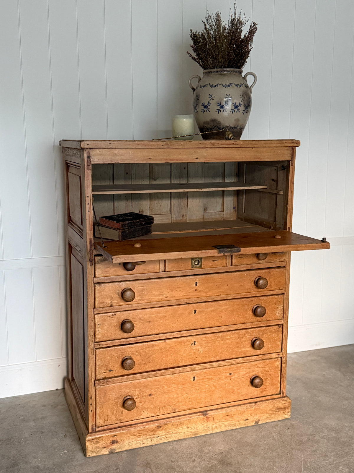 Antique English Secretary Desk