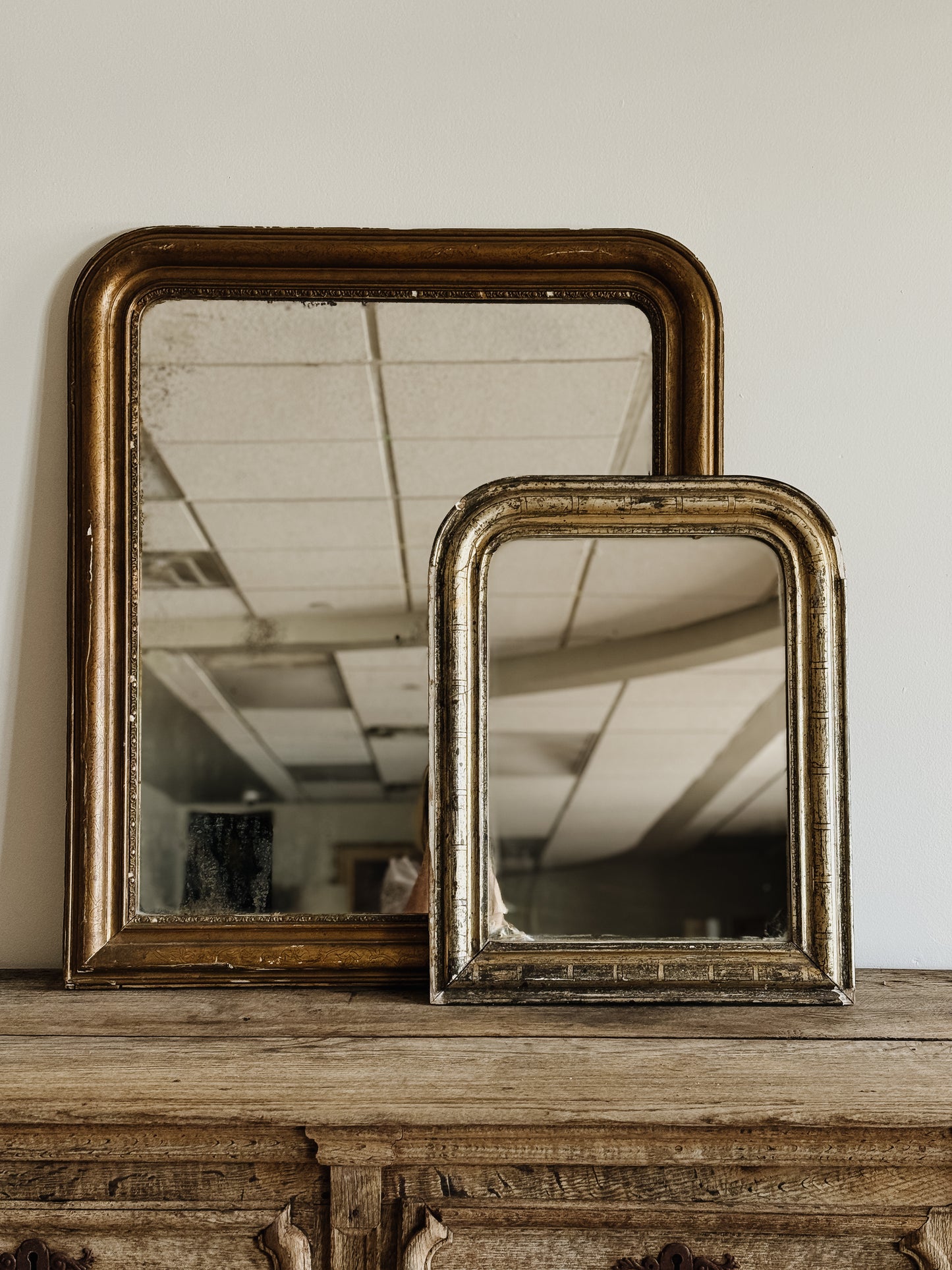 Large Antique Louis Philippe Mirror