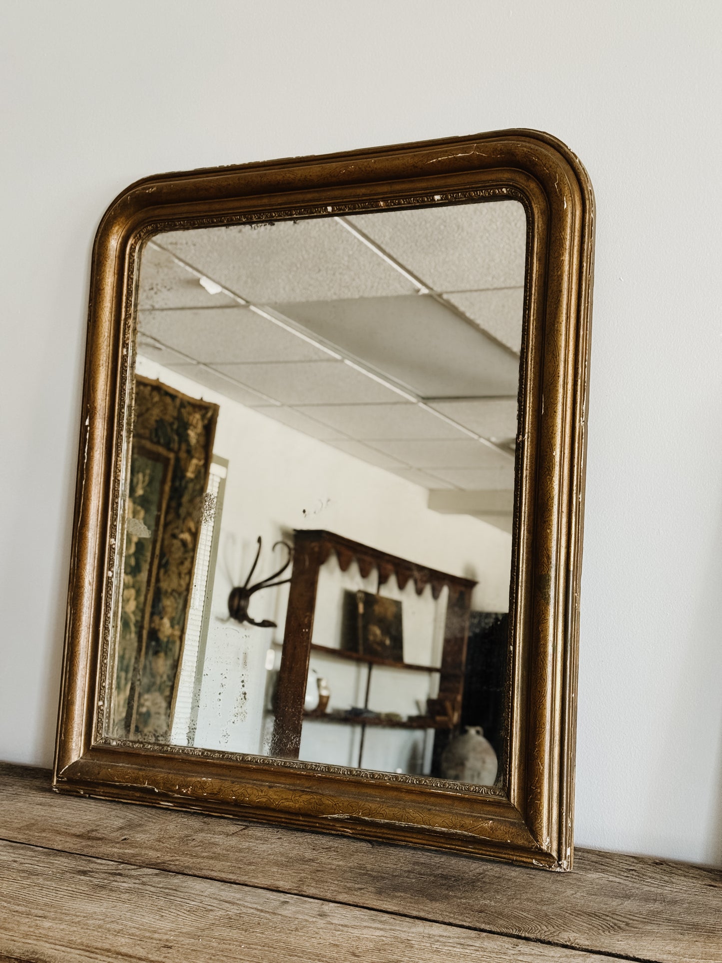 Large Antique Louis Philippe Mirror