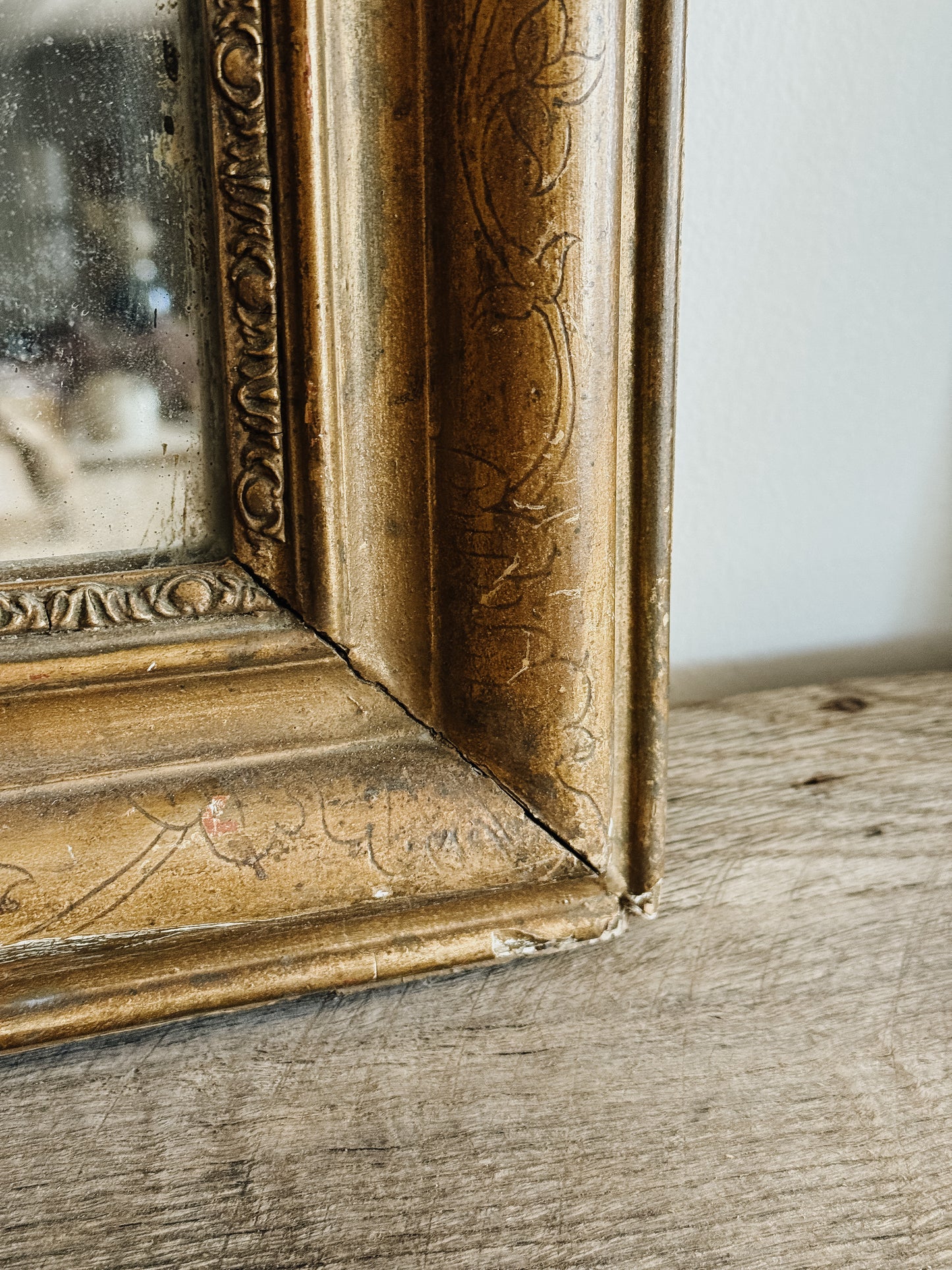 Large Antique Louis Philippe Mirror