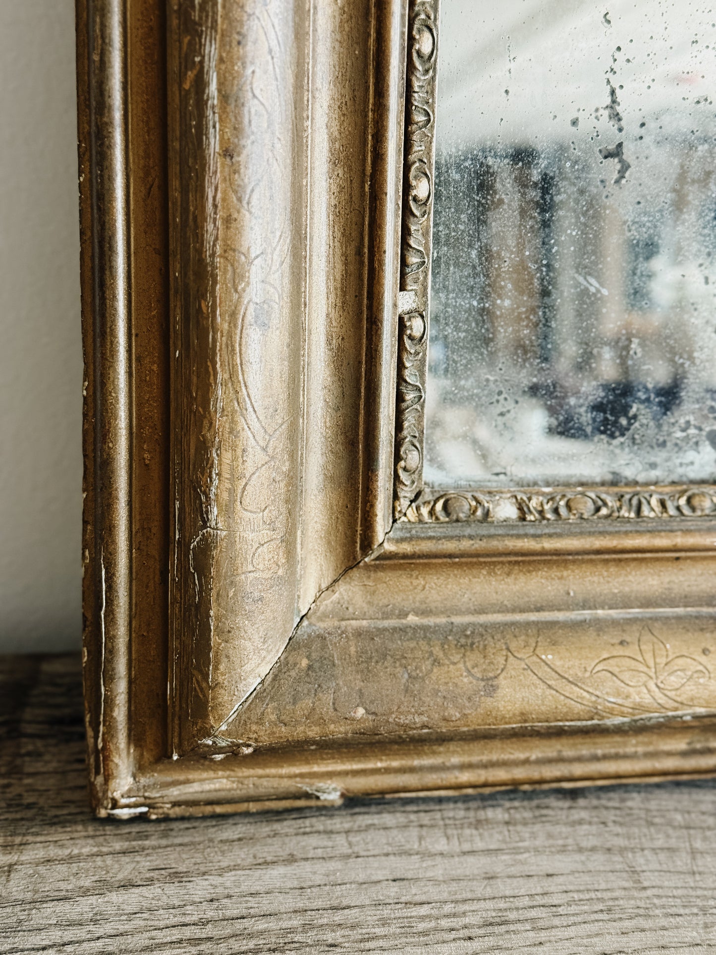 Large Antique Louis Philippe Mirror