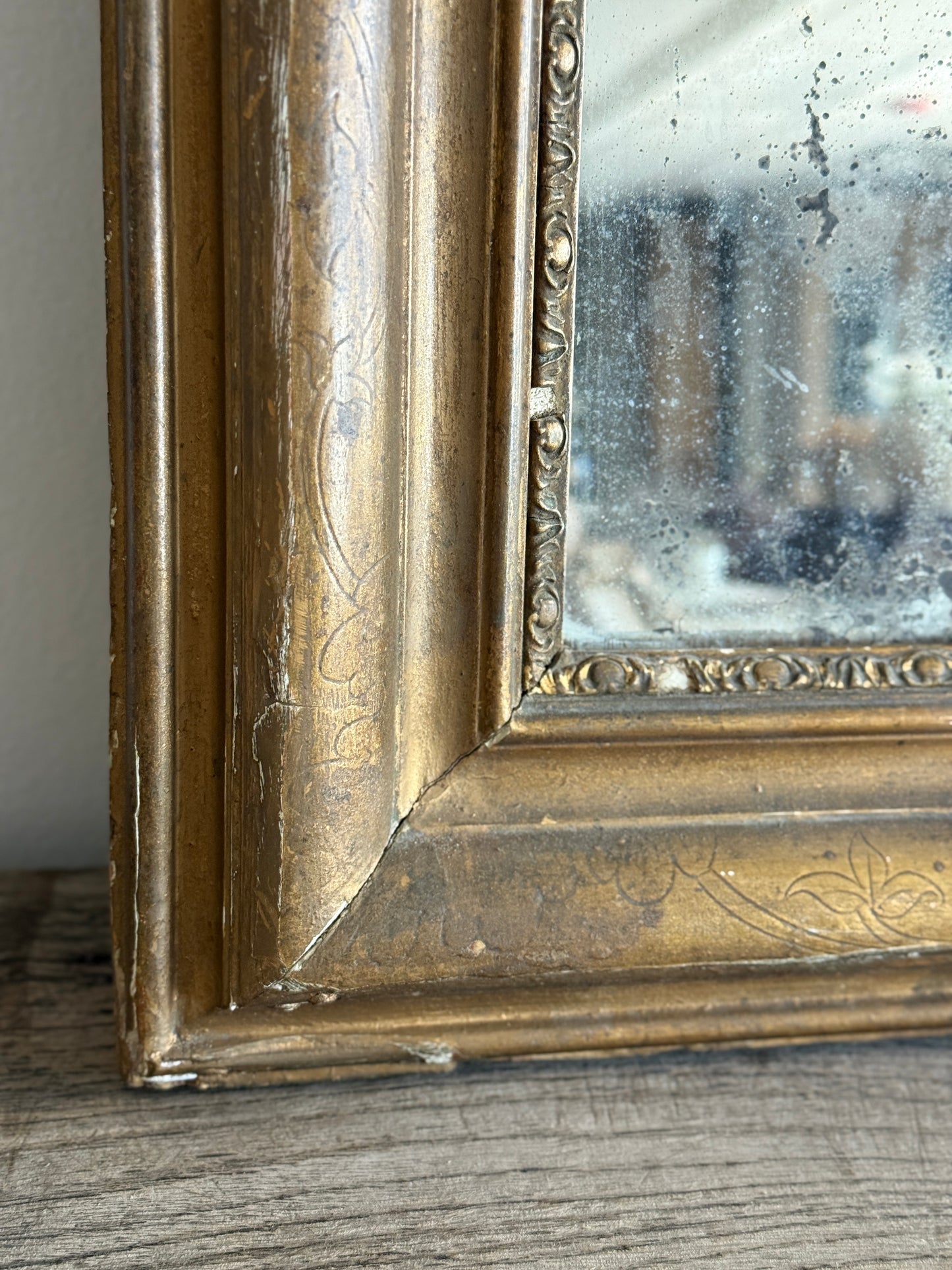 Large Antique Louis Philippe Mirror