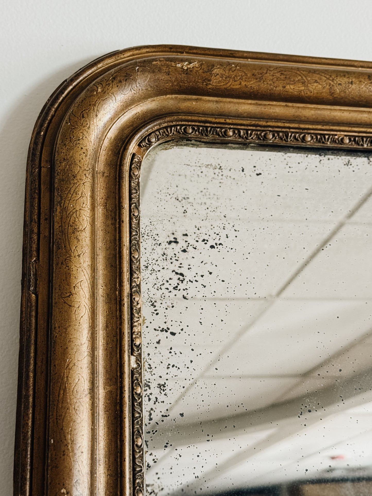 Large Antique Louis Philippe Mirror