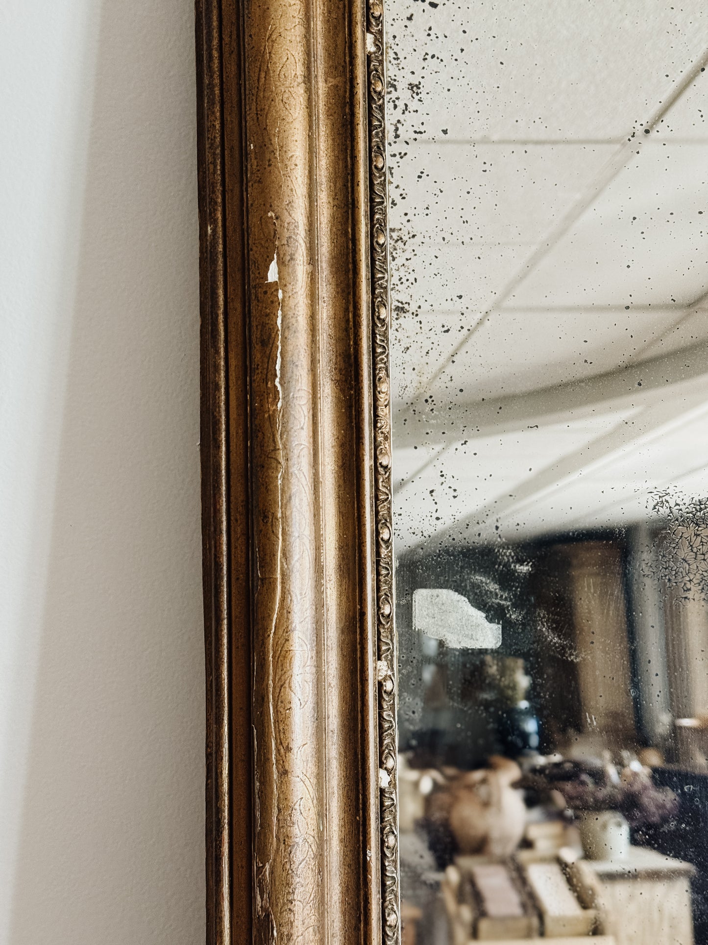 Large Antique Louis Philippe Mirror