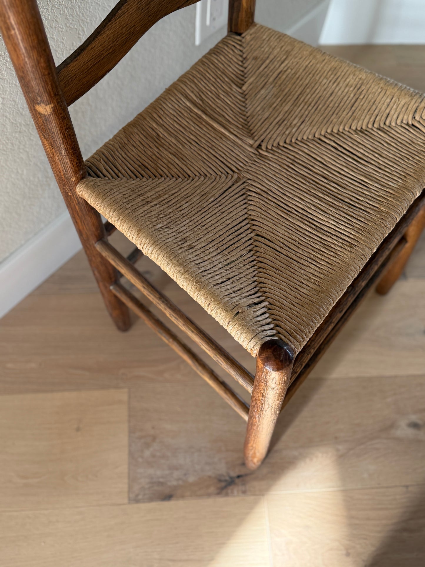 Antique French Rush Chair