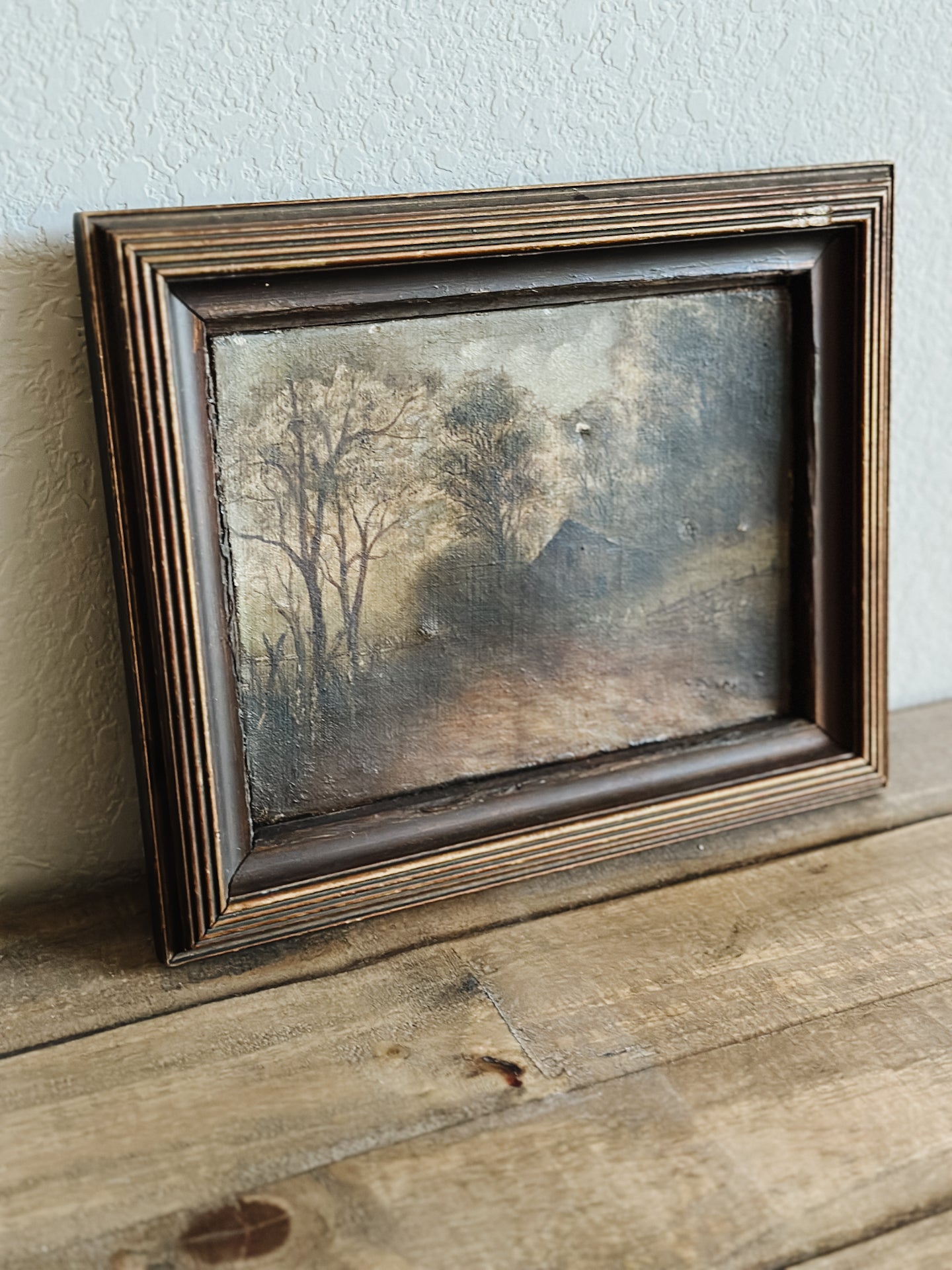Antique 19th c. Oil Painting, Francis Elizabeth Diehl