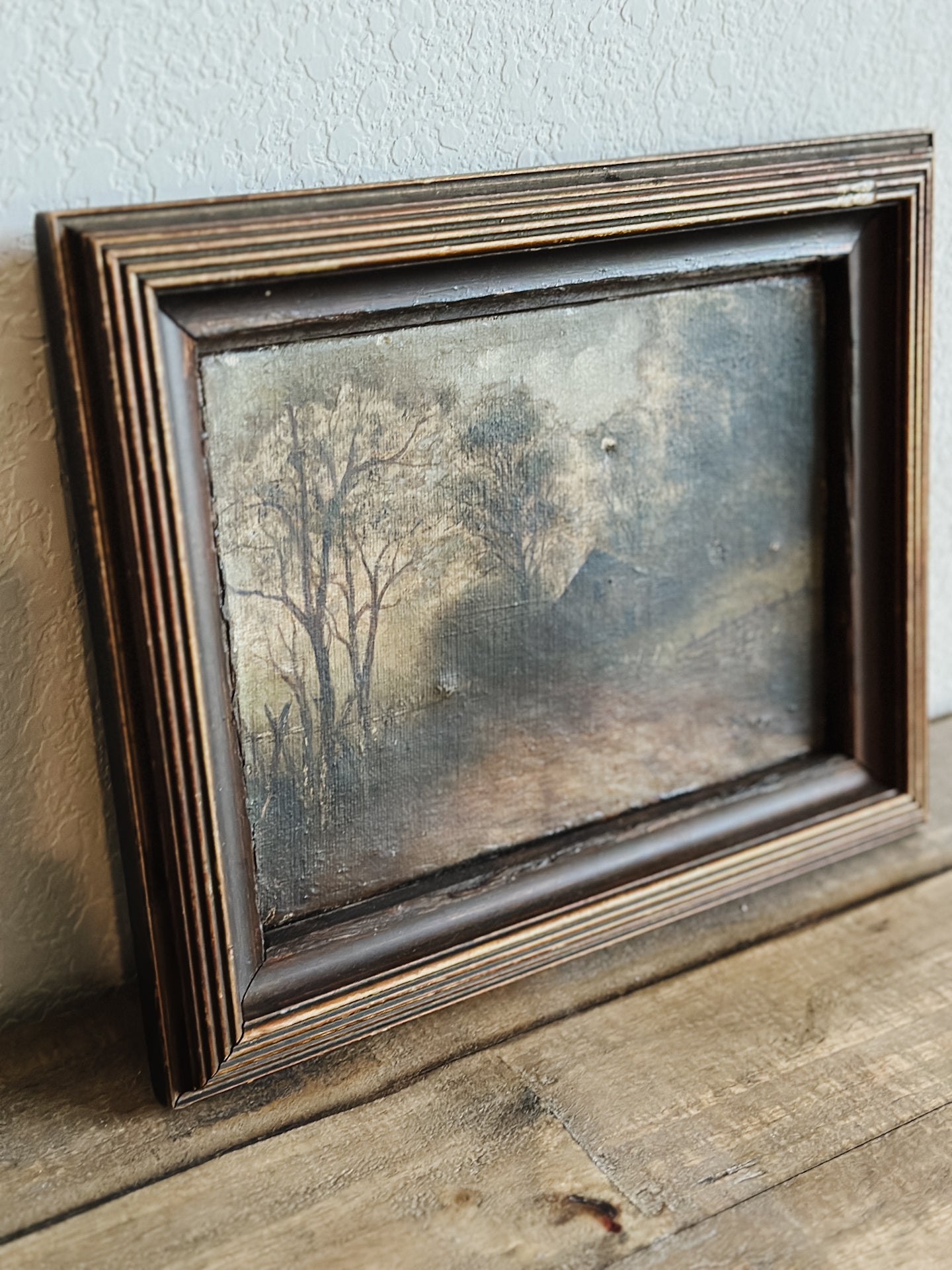 Antique 19th c. Oil Painting, Francis Elizabeth Diehl