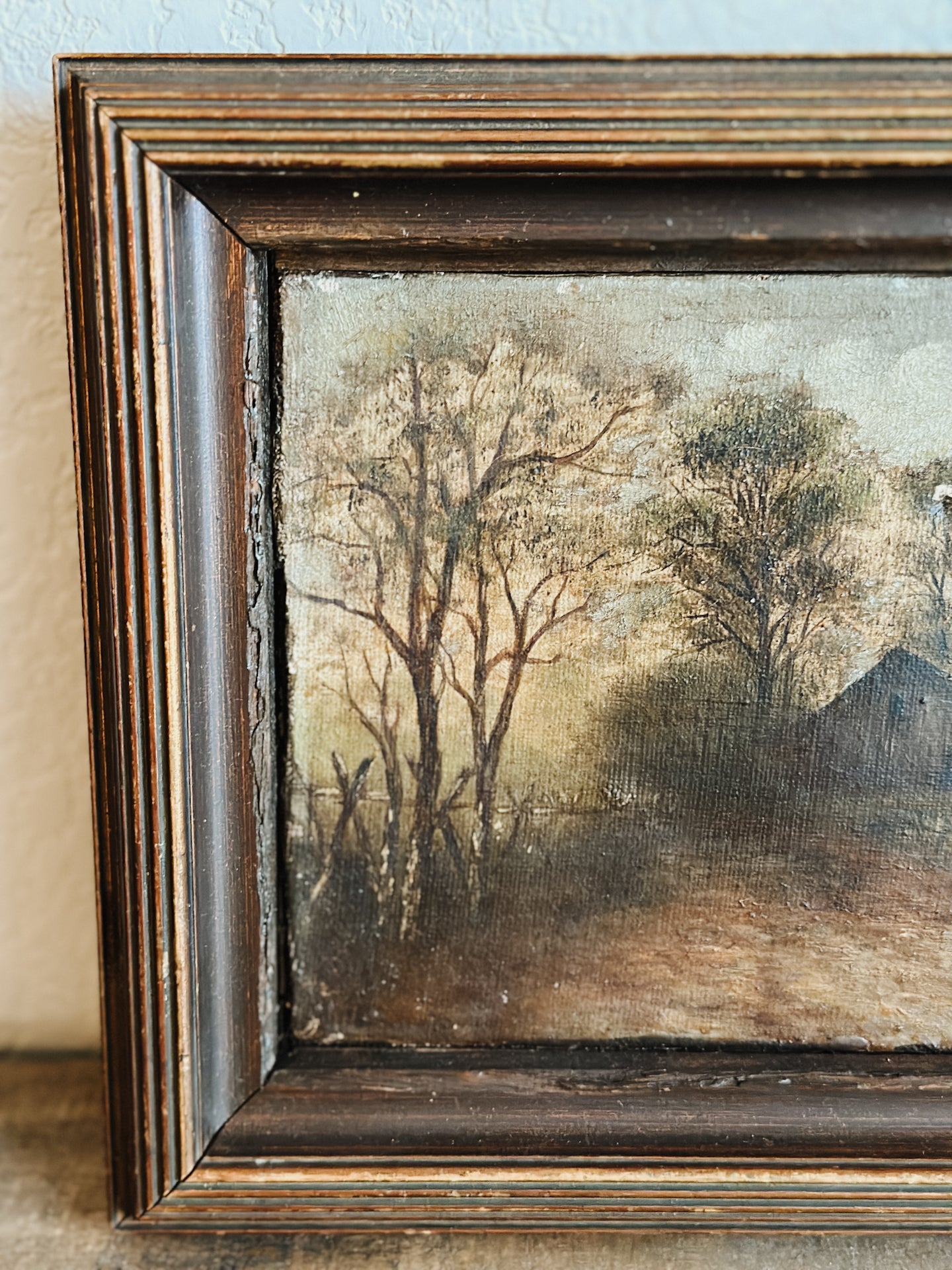 Antique 19th c. Oil Painting, Francis Elizabeth Diehl