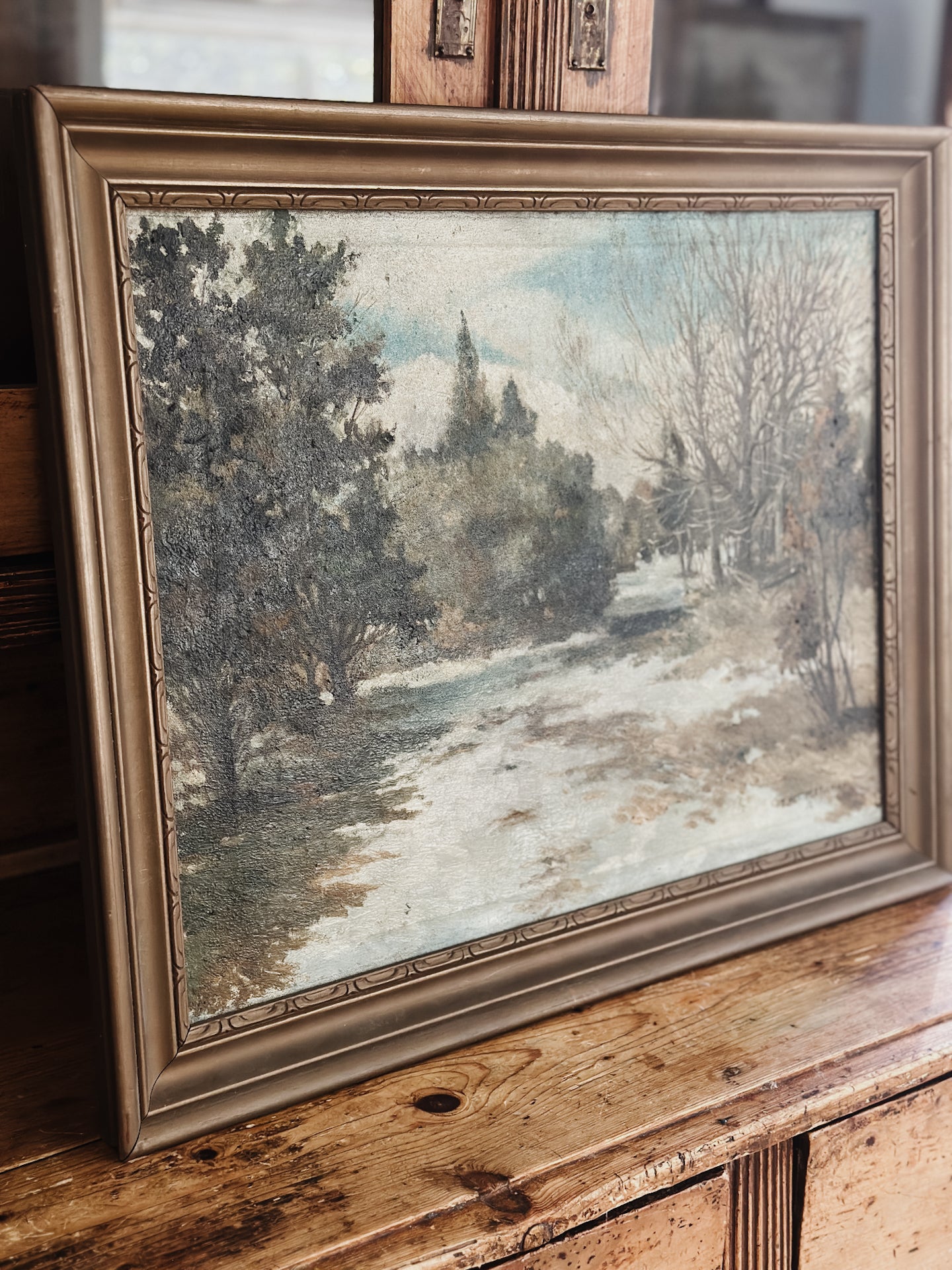 Antique 19th c. Oil Painting, by T. Mortimer Fleming