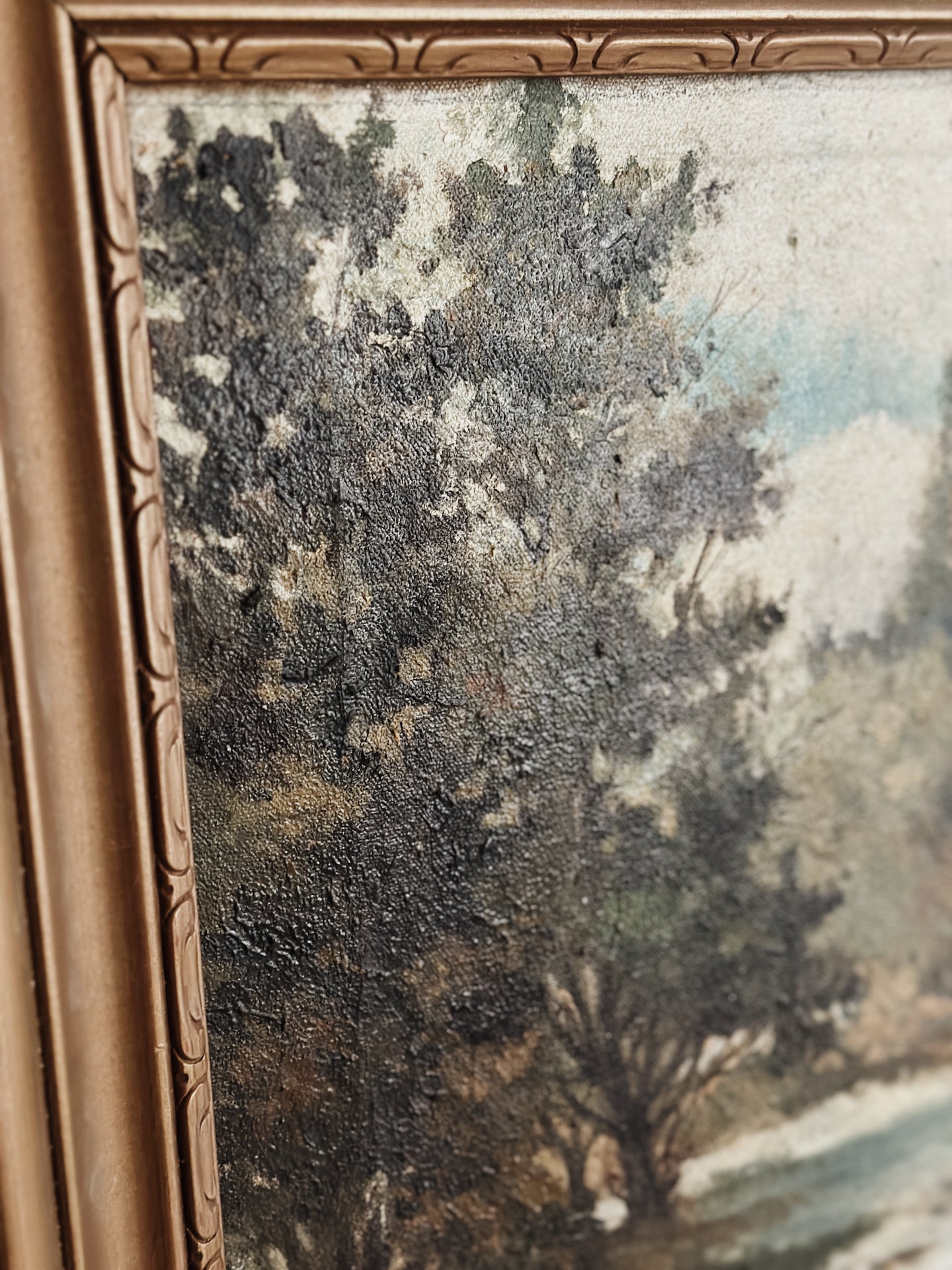 Antique 19th c. Oil Painting, by T. Mortimer Fleming