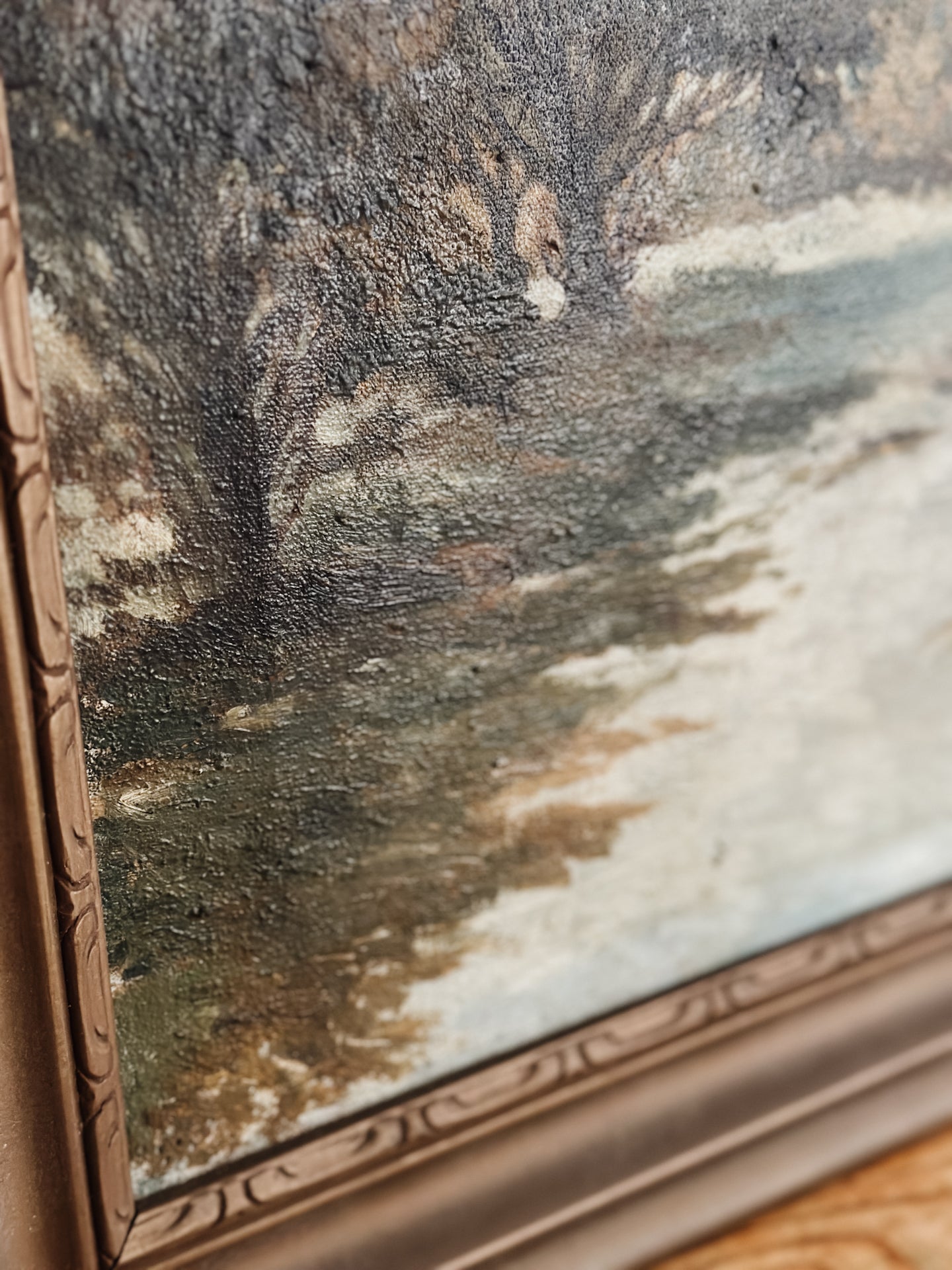 Antique 19th c. Oil Painting, by T. Mortimer Fleming