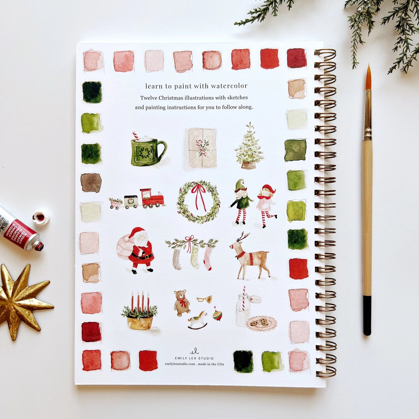 Watercolor Workbooks by Emily Lex