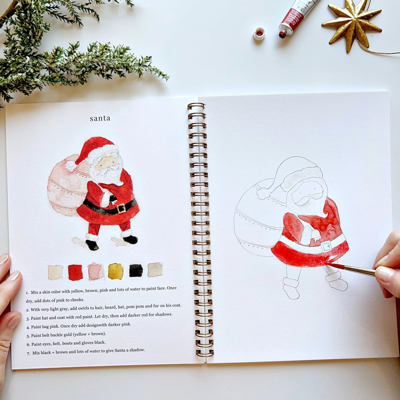 Watercolor Workbooks by Emily Lex