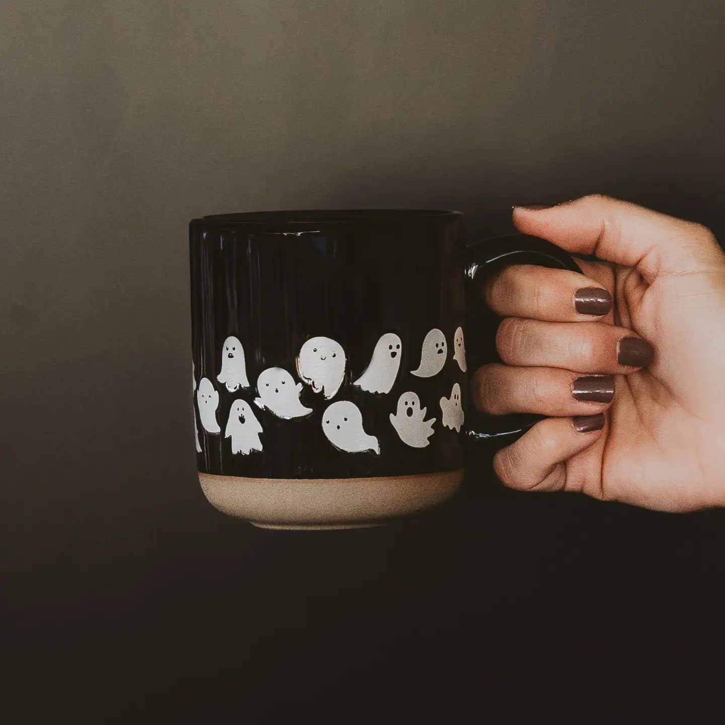 Stoneware Ghost Coffee Mug