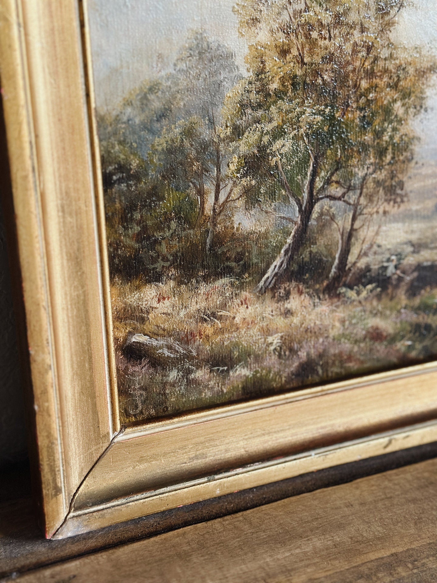 Original 19th c. Antique Oil Painting by Sidney Yates Johnson (England)
