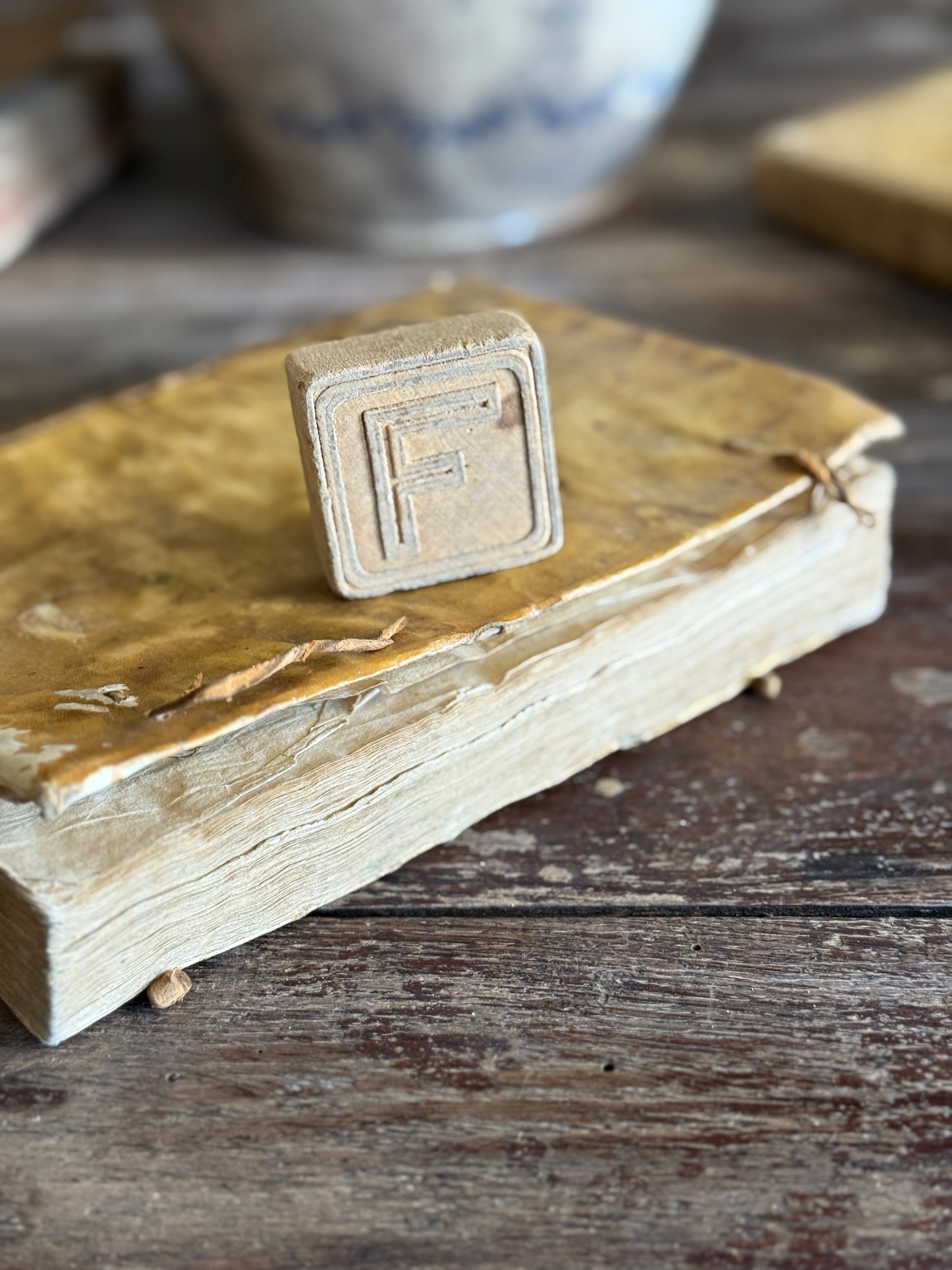 Rare Antique 18th Century Spanish Vellum Books