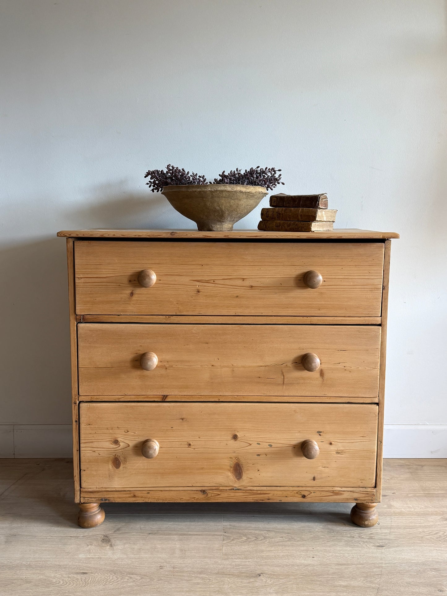 Antique English Pine Dresser/Chest of Drawers