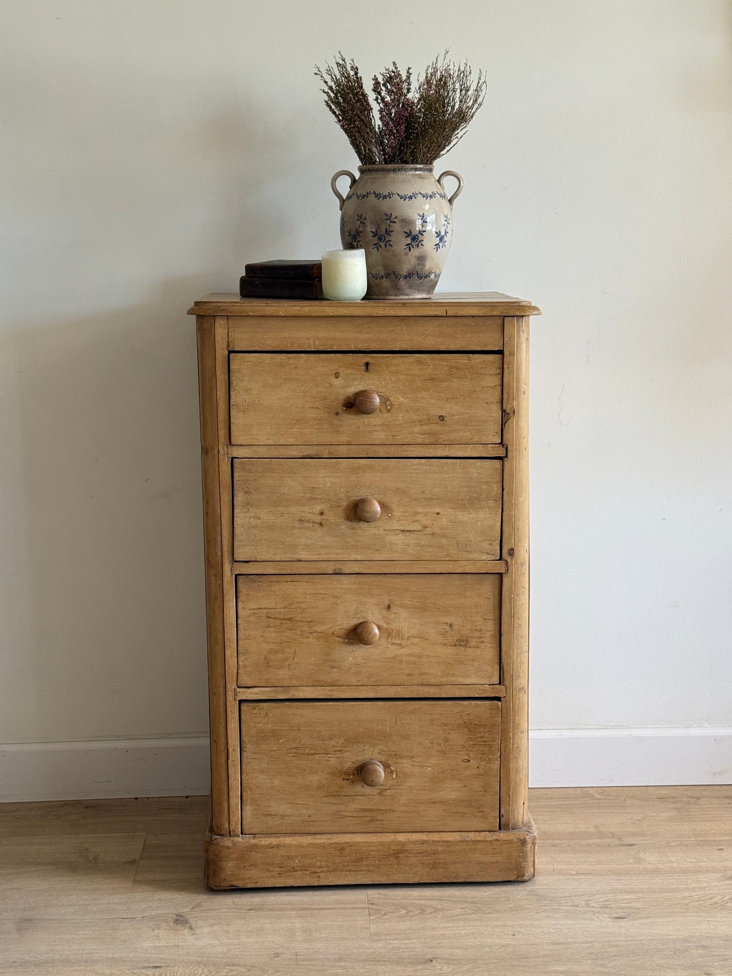 Antique English Pine Dresser/Chest of Drawers