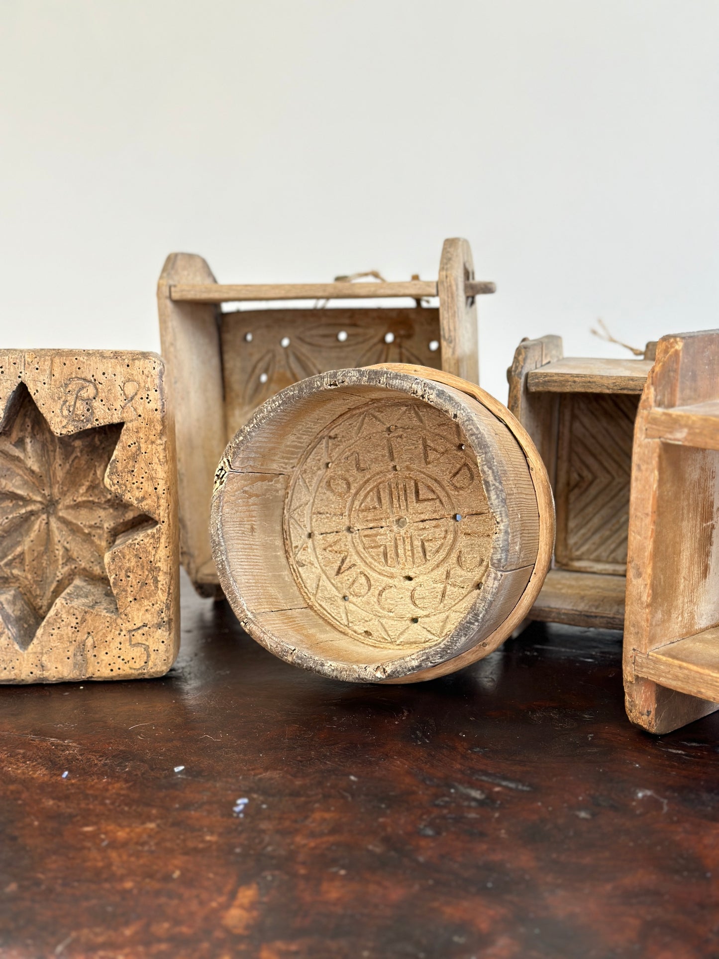 Antique Swedish Cheese Molds
