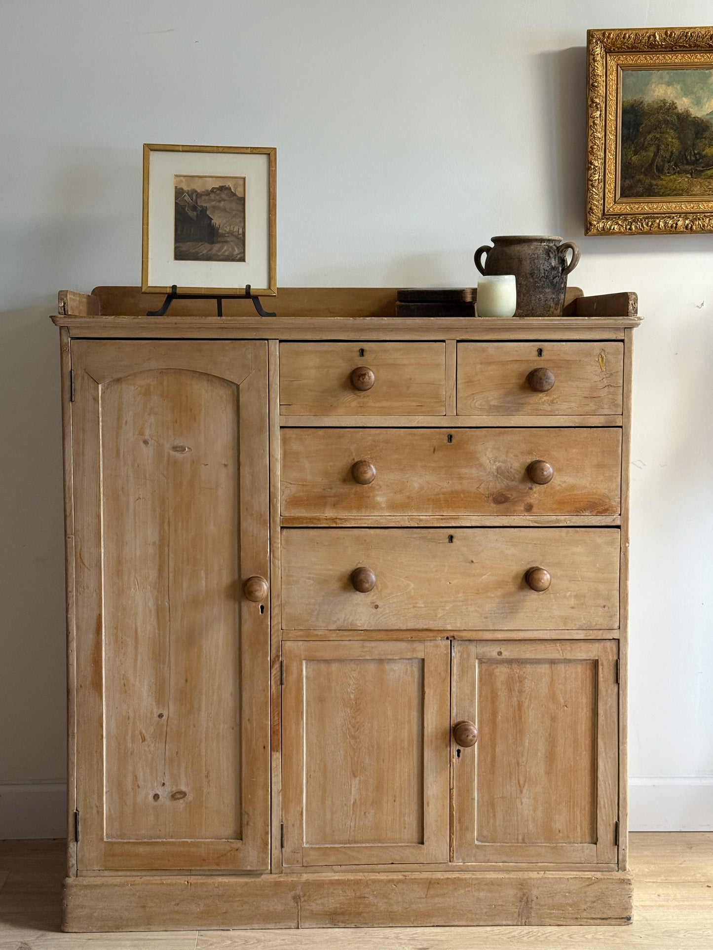 Antique English Gentlemans Cabinet