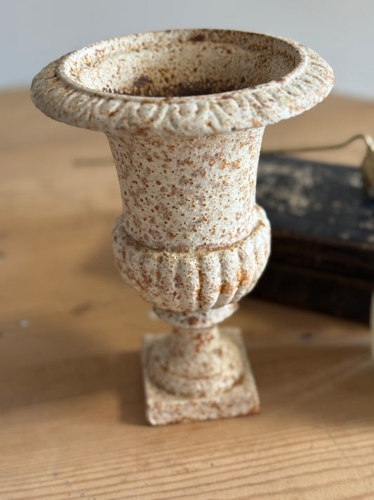 Antique Belgian Cast Iron Urns