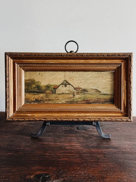 Original Antique Signed Oil Painting