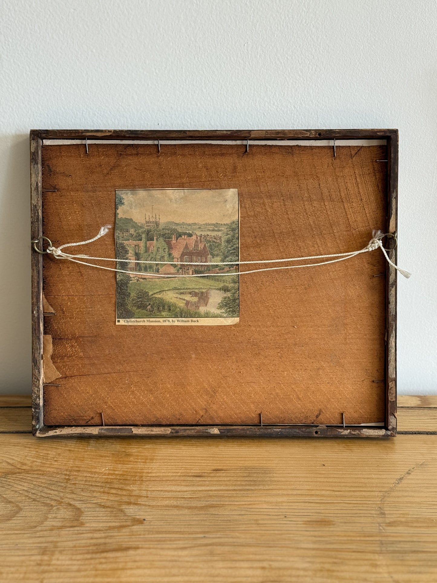 Antique English Watercolor Painting, Christchurch Park in Ipswich