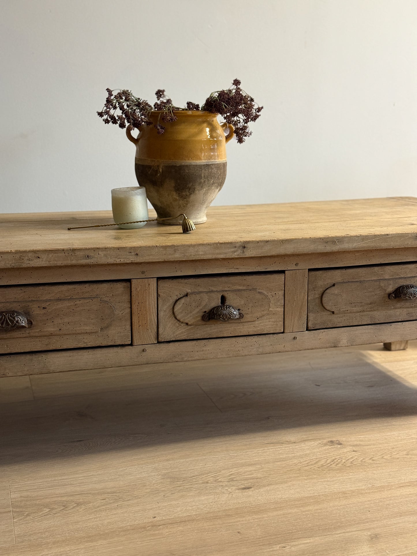 Antique French Oak Coffee Table