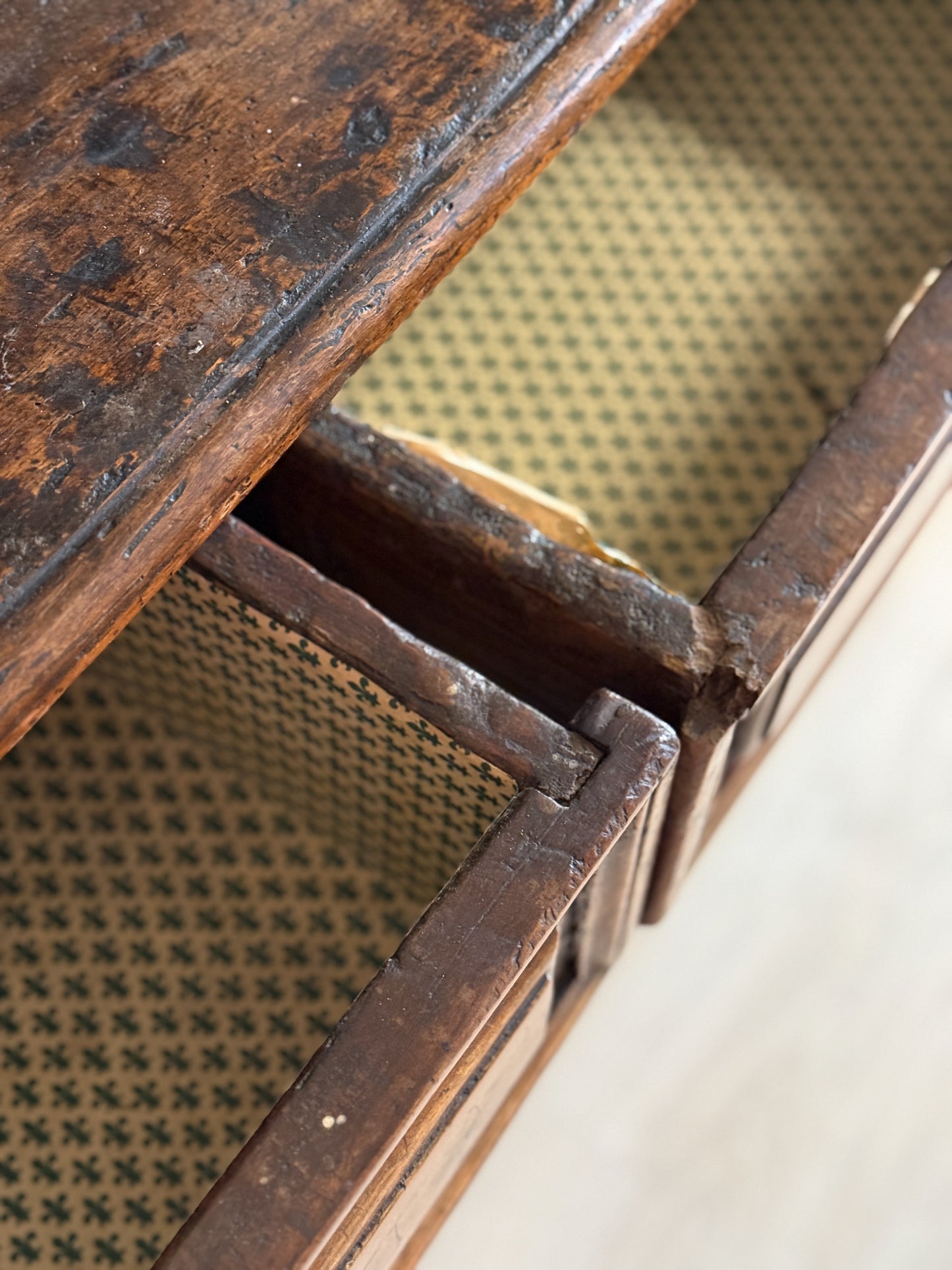 17th c. Walnut Italian Sideboard